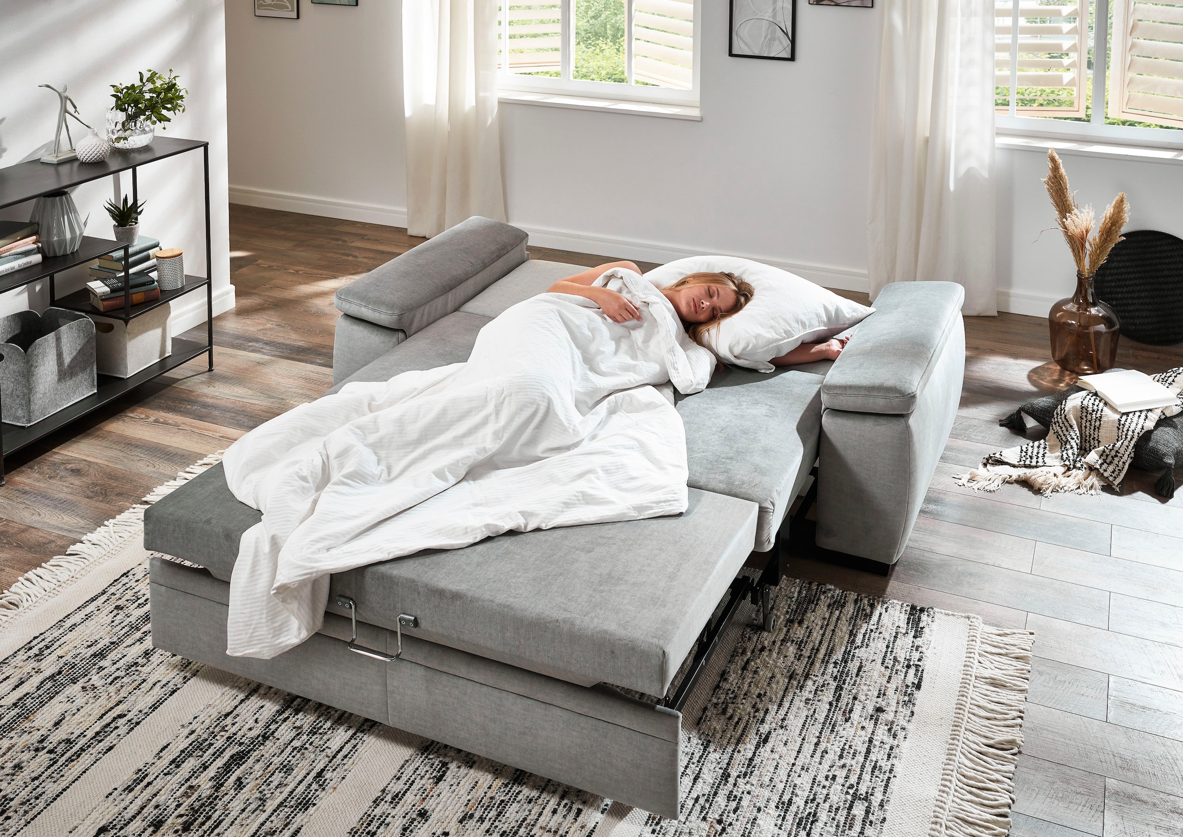Die PlanBar Schlafsofa »MP-PD19021« mit Längsschläferfunktion 140x210 cm