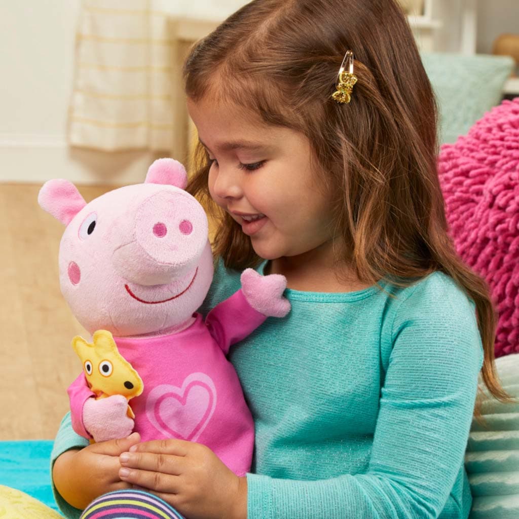 Hasbro Plüschfigur »Peppa Pig - Schlummermusik Peppa«, singt 3 Lieder, gähnt, schnarcht und kichert