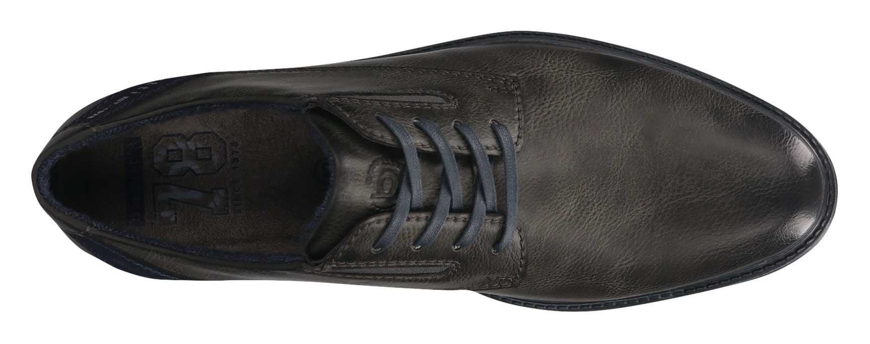bugatti Schnürschuh, Anzugschuh, Business Schnürschuh mit modischem Fersen-Flag