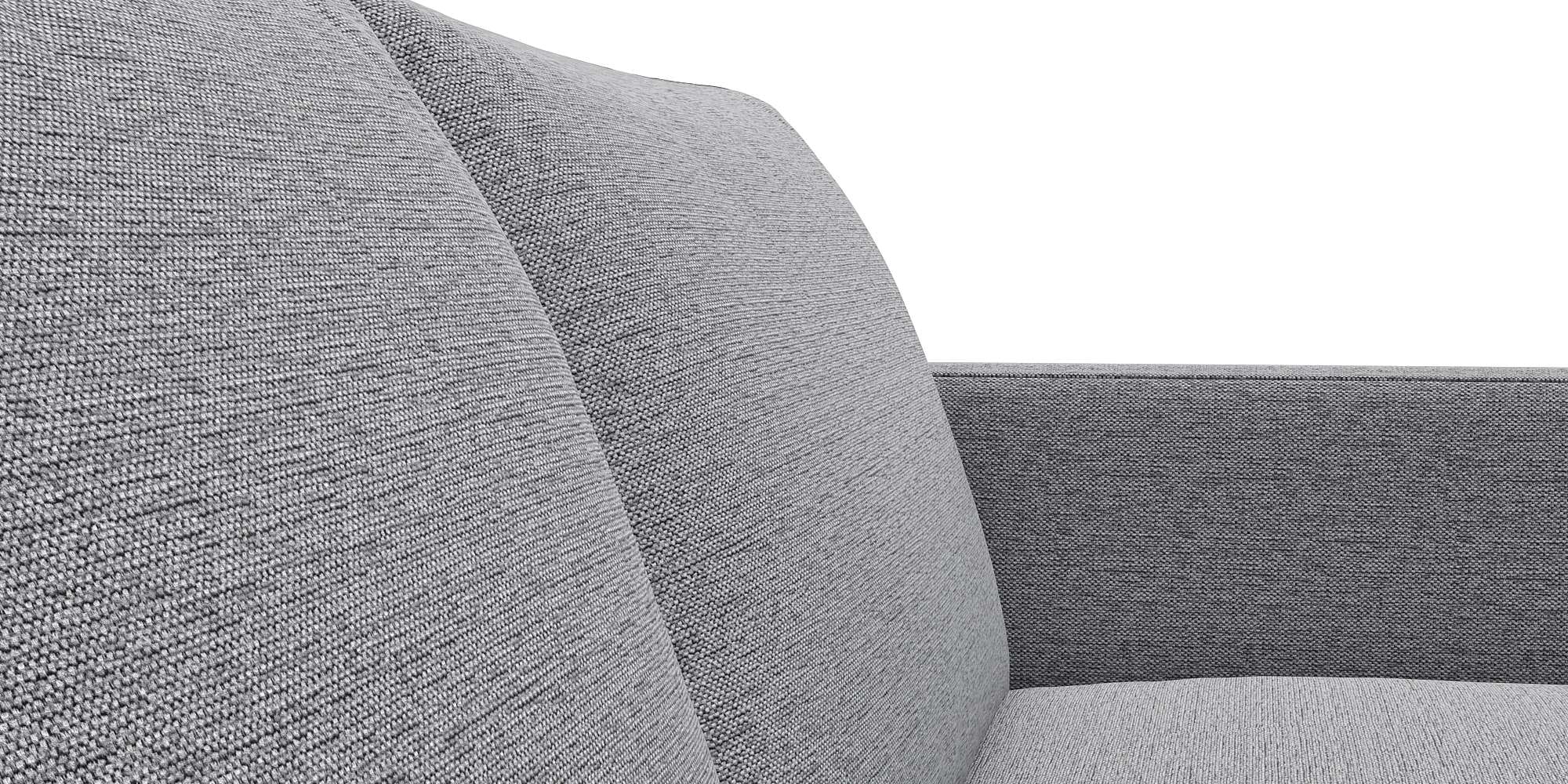 FLEXLUX Ecksofa »Fiore, L-Form, bequem und komfortabel durch hochwertigem Sitzaufbau«, schmale Armlehnen, Kaltschaum, Füße Alu+schwarz