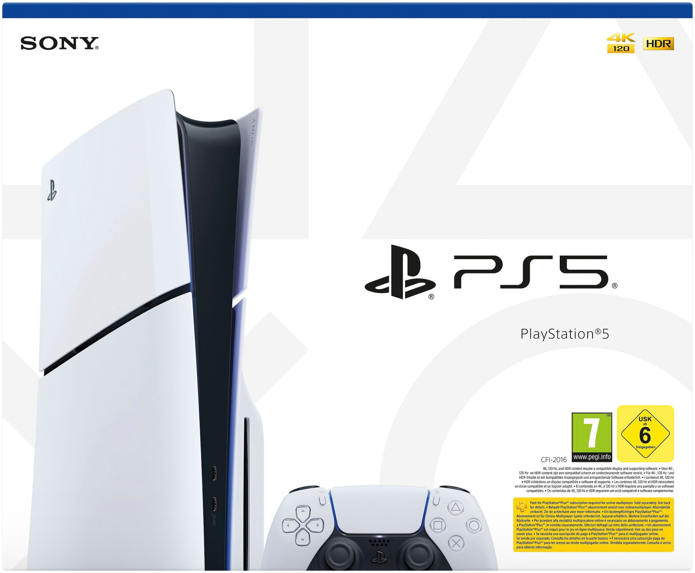 PlayStation 5 Konsolen-Set »Disk Edition (Slim) + vertikaler Standfuß«