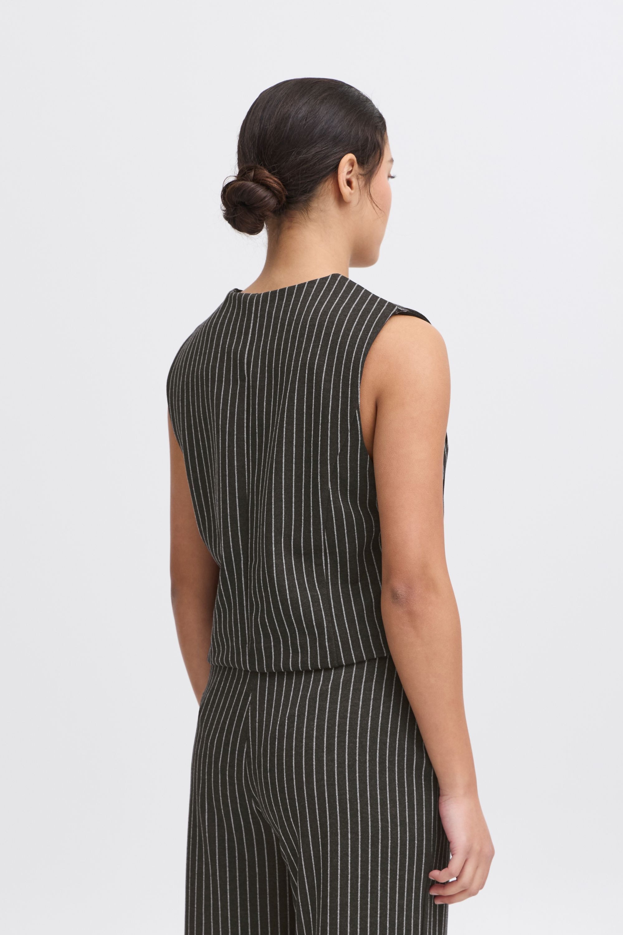 Ichi Sweatweste »Sweatweste IXKATE PINSTRIPED WA«