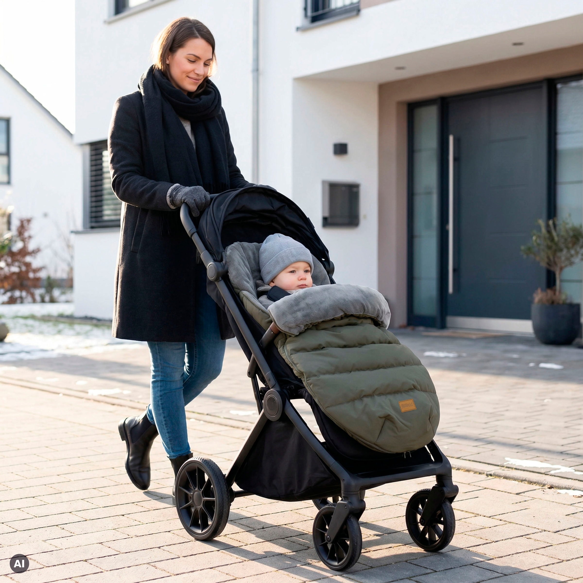 Fillikid Fußsack »Hybrid Daune, Winterfußsack«