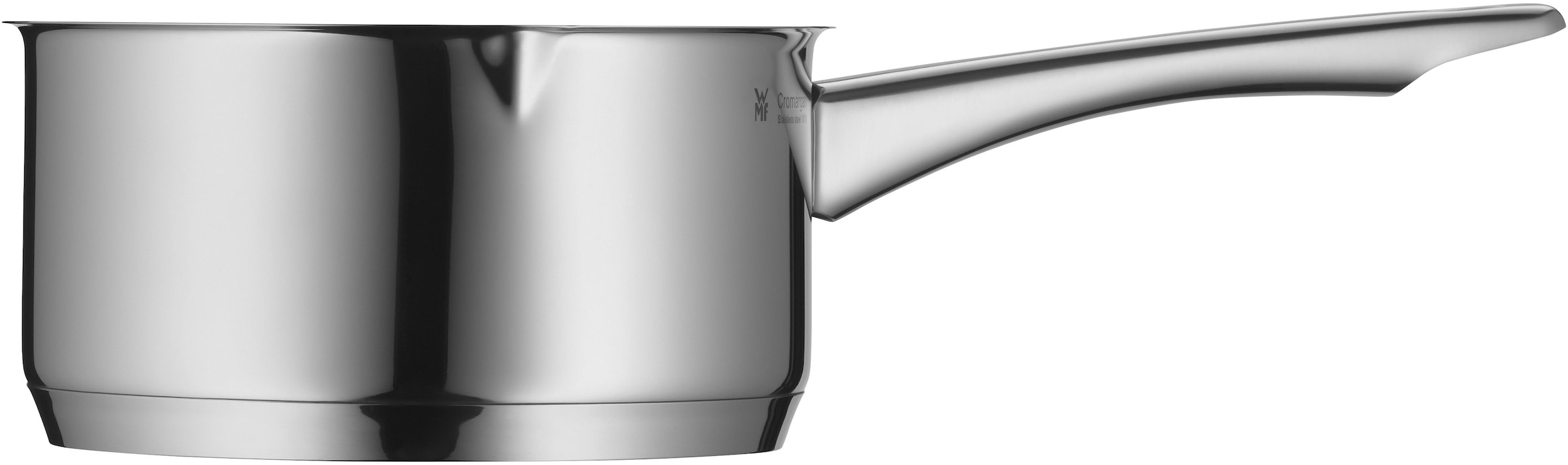 WMF Kasserolle »WMF«, Cromargan® Edelstahl Rostfrei 18/10, (1 tlg.), mit Schnaupe, Schüttrand, für alle Herdarten, rostfrei, Stielgriff