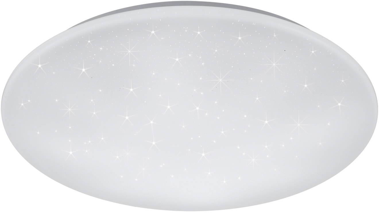 TRIO Leuchten | Garantie online Deckenleuchte Deckenlampe, Sternenlichteffekt, dimmbar LED mit weiß, 1 flammig-flammig, XXL Fernbedienung, kaufen 3 »Kato«, Jahren