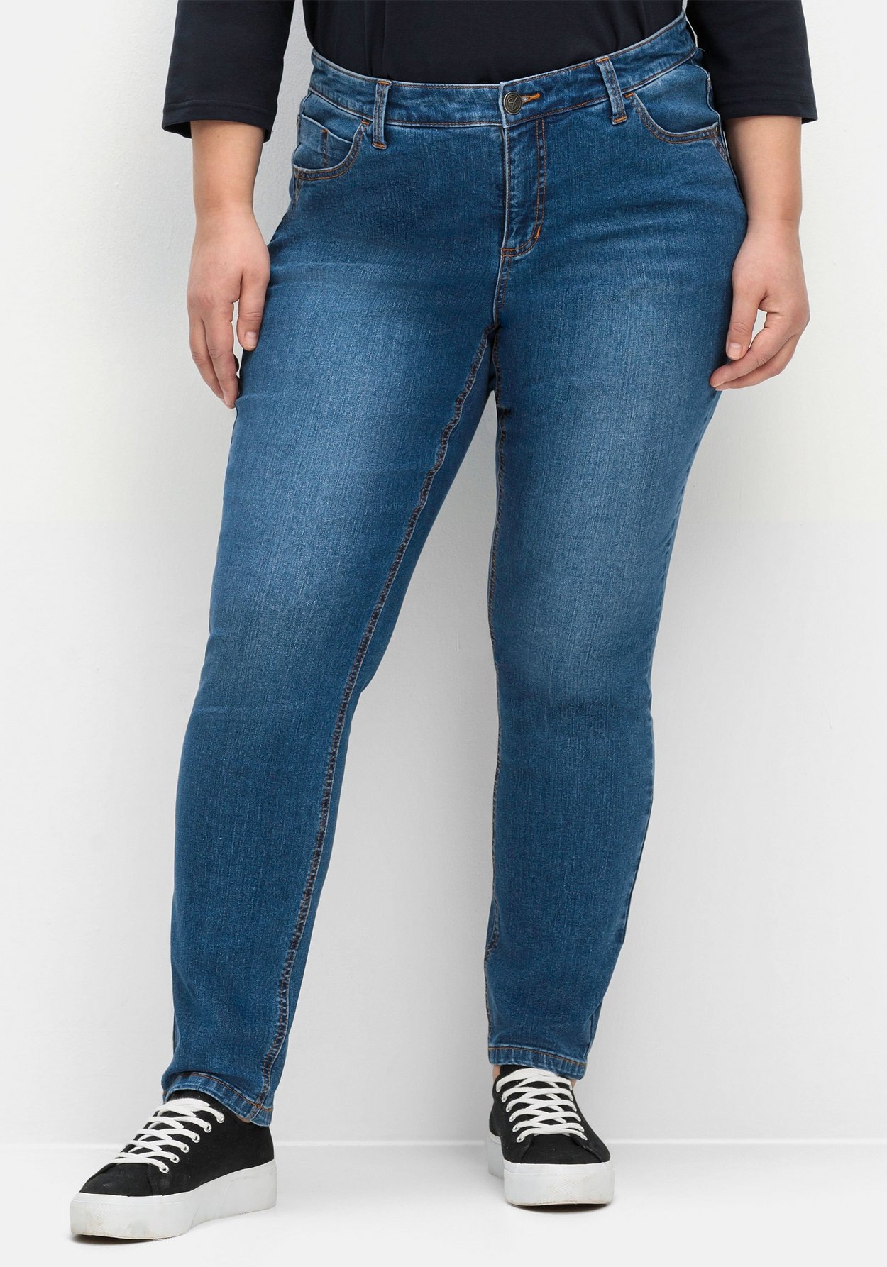 Sheego Stretch-Jeans »Jeans im komfortablen Curvy-Schnitt VERENA«