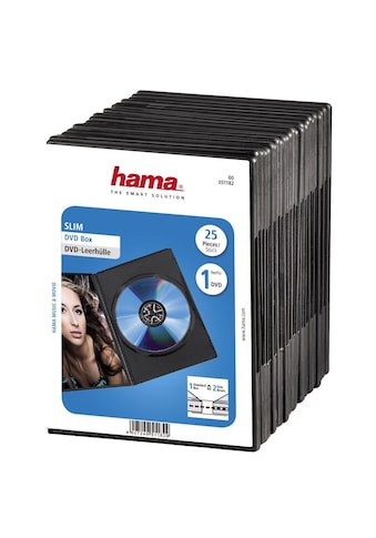 Hama DVD-Leerhülle Slim, 25er-Pack, Schwarz kaufen