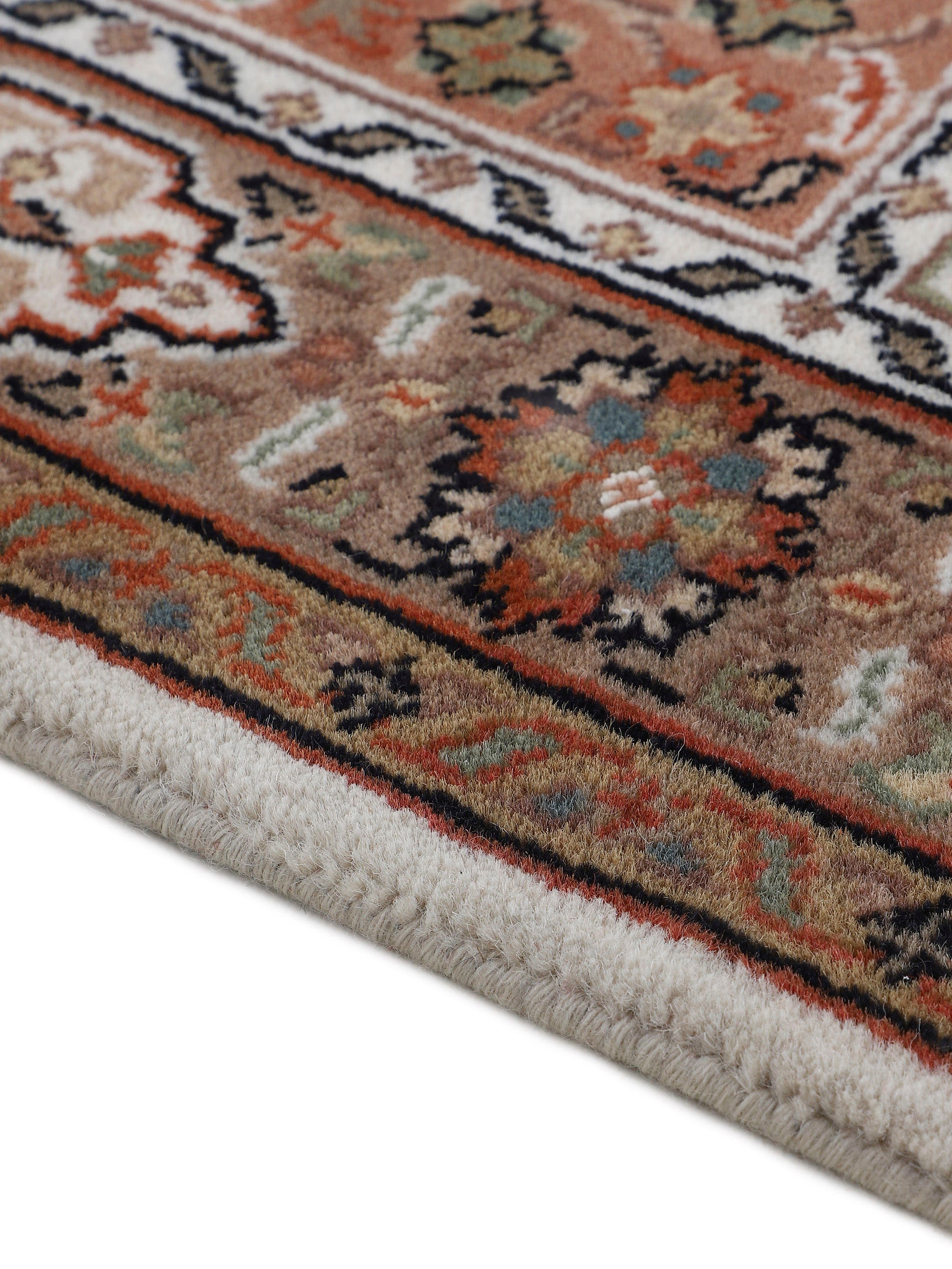 Woven Arts Orientteppich »Orientteppich Bakhtiar« rechteckig 15 mm Höhe handgeknüpft, Wohnzimmer, reine Wolle