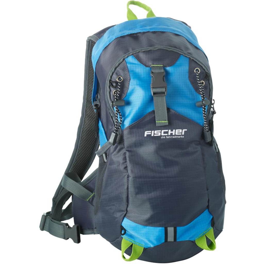 FISCHER Fahrrad Fahrradrucksack »Rucksack mit Helmnetz«, mit Helmnetz