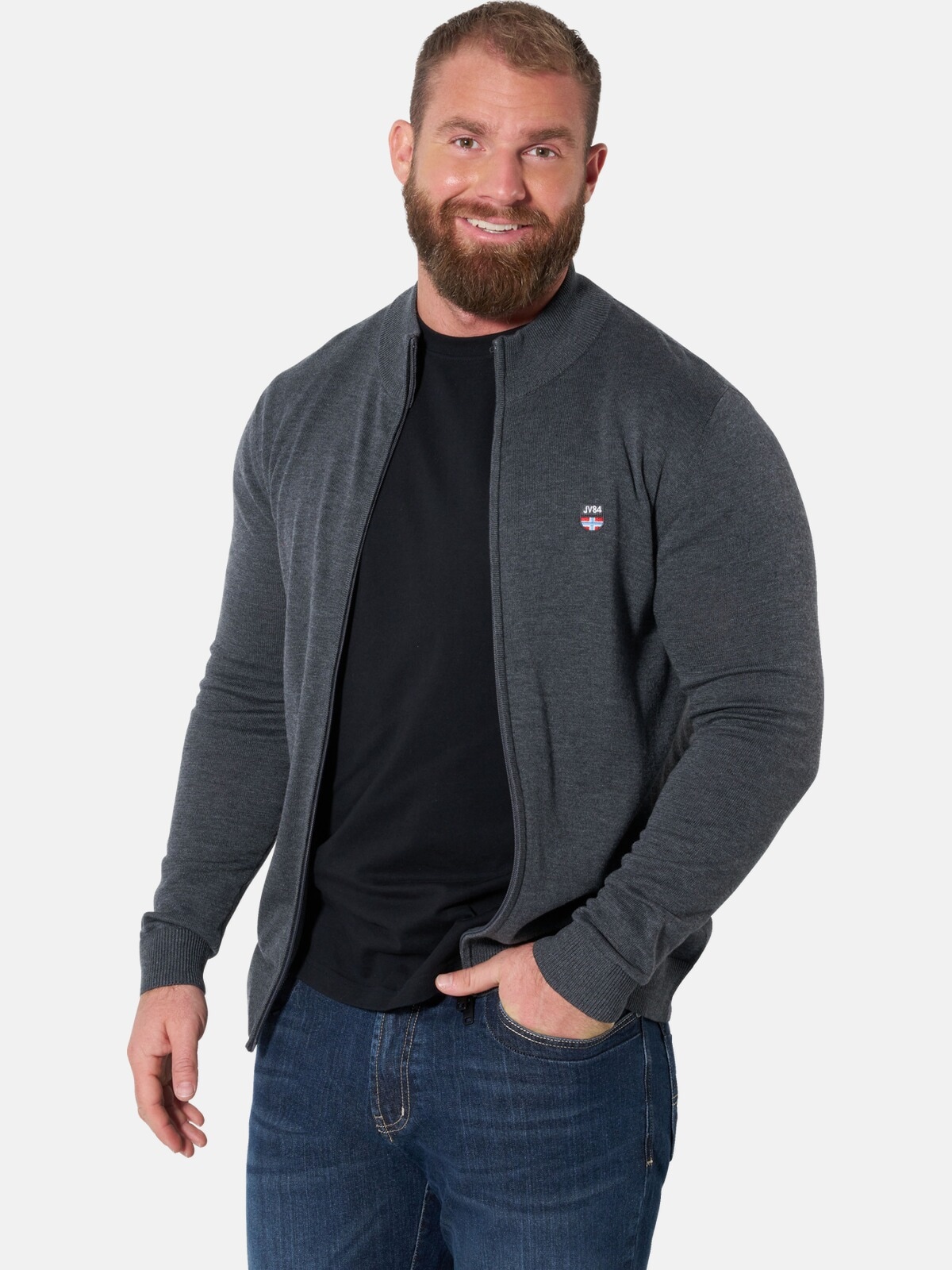 Jan Vanderstorm Strickjacke »Strickjacke AGNER«