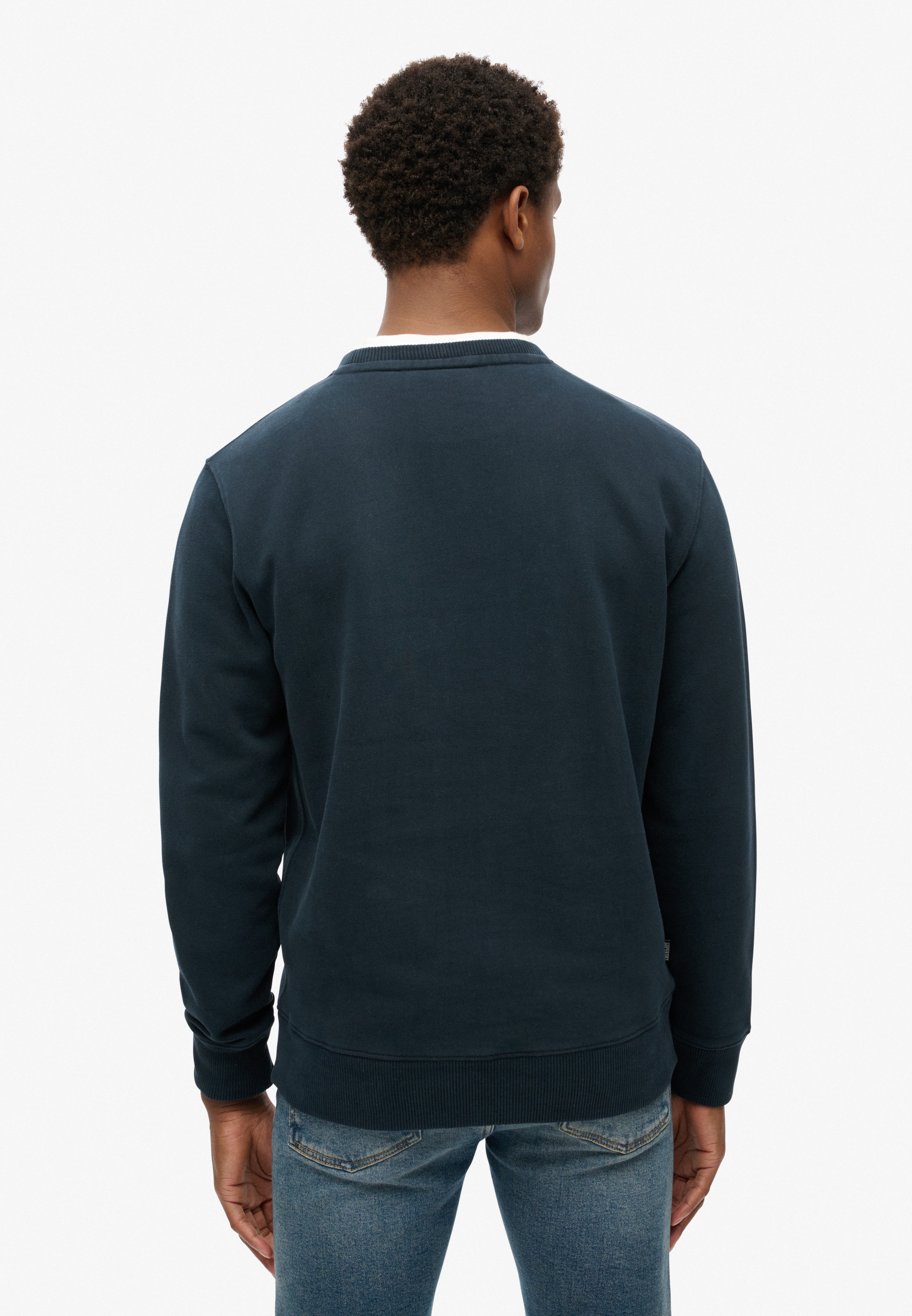 Superdry Sweatshirt »ESSENTIAL LOGO CREW SWEATSHIRT«, Baumwollmischung, loose fit
