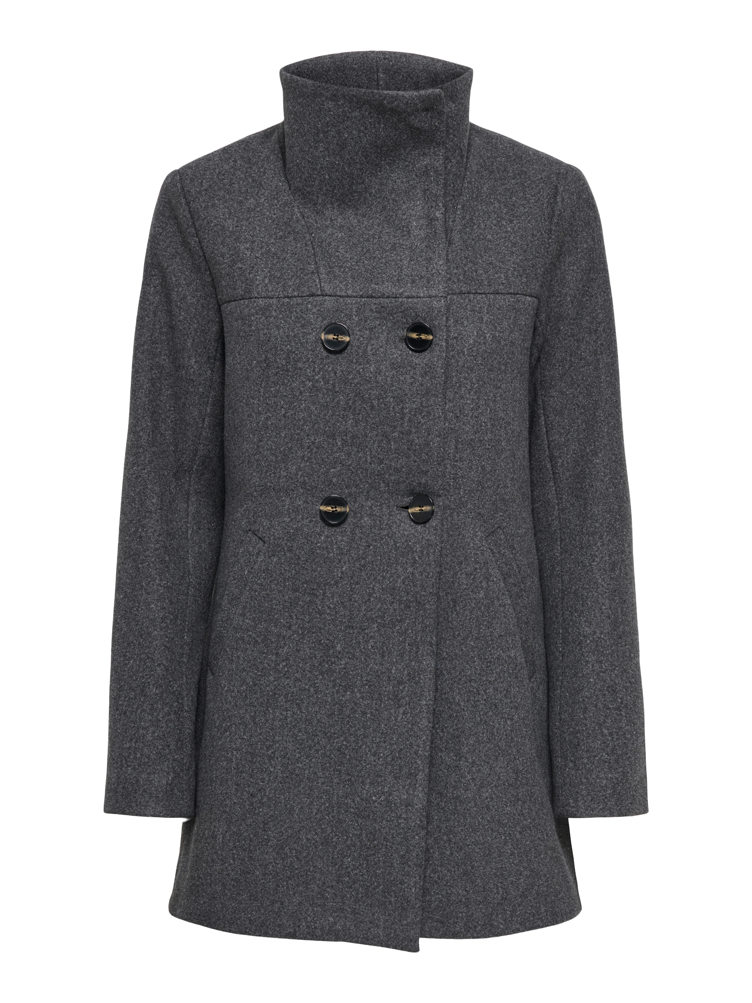 ONLY Langjacke »ONLBLAKE SOPHIA COAT OTW NOOS« Kunstfaser, 2-Reiher, Eingrifftaschen