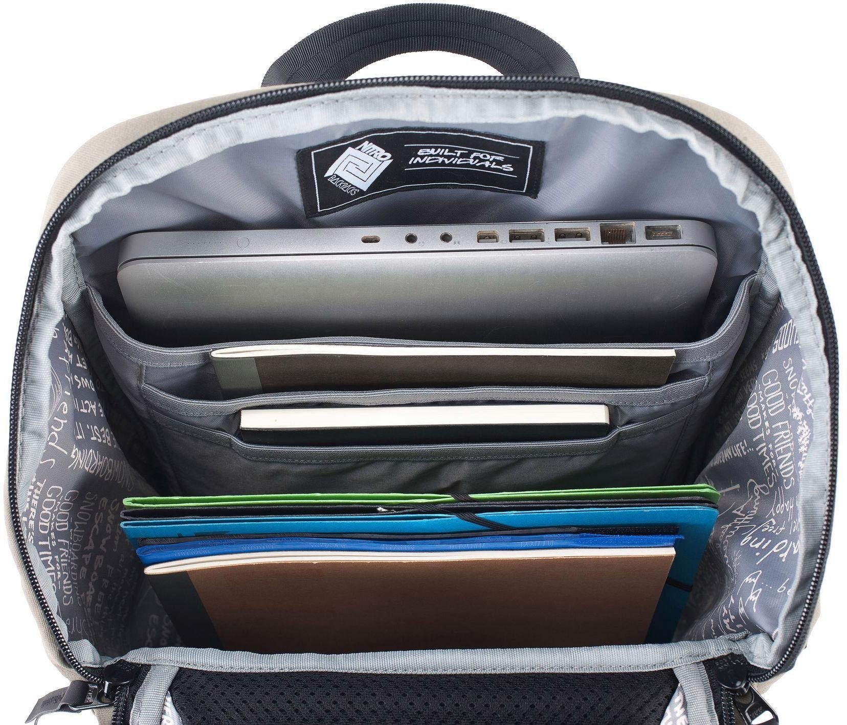 NITRO Freizeitrucksack »Nikuro«, Rucksack für Freizeit, Arbeit, Reise und Schule, City und Streetpack