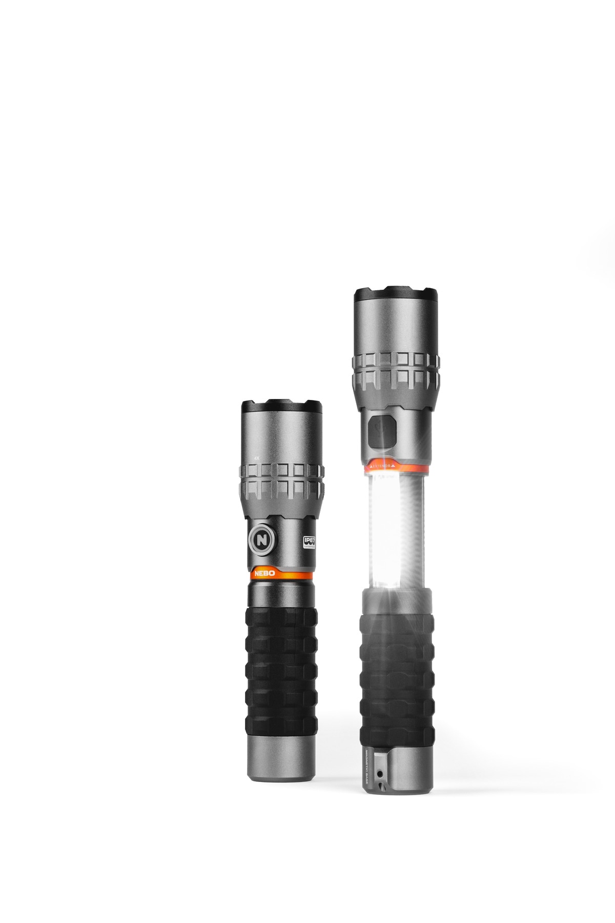 NEBO LED Taschenlampe »SLYDE KING 2K«, wiederaufladbar, Taschlampe und Arbeitsleuchte, ergonomischer Griff