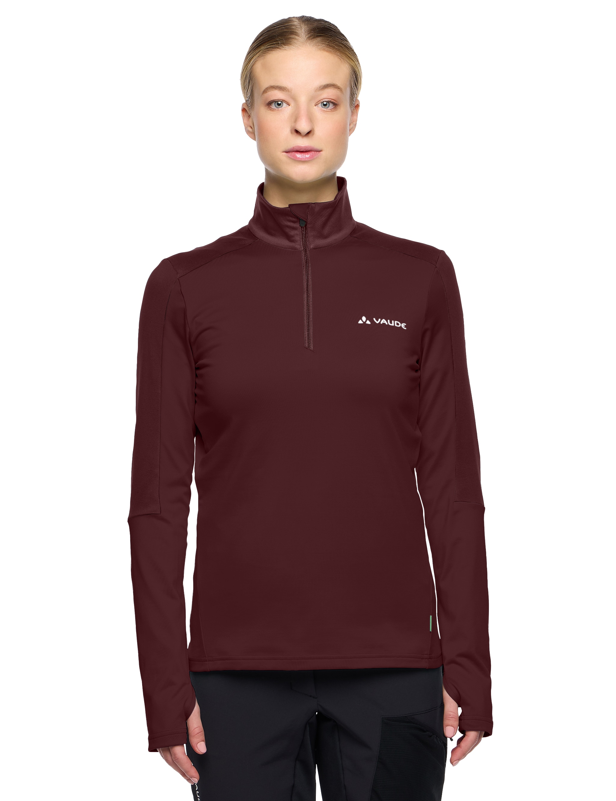 VAUDE Langarmshirt »WOMEN'S LIVIGNO HALFZIP II« 1 Stk. tlg.