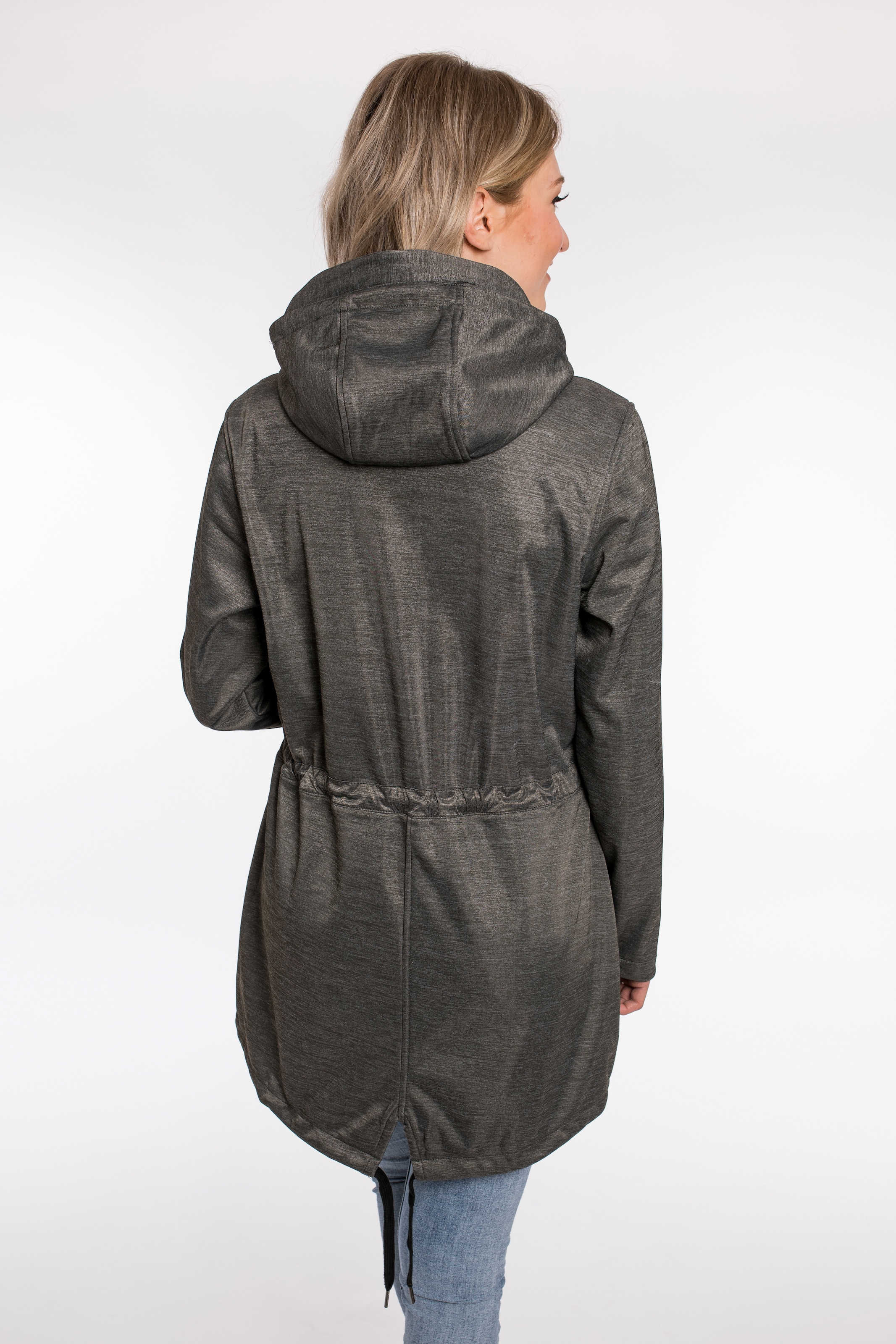 DEPROC Active Softshellparka »TATLATUI Women«, in edel schimmernder Melangeoptik