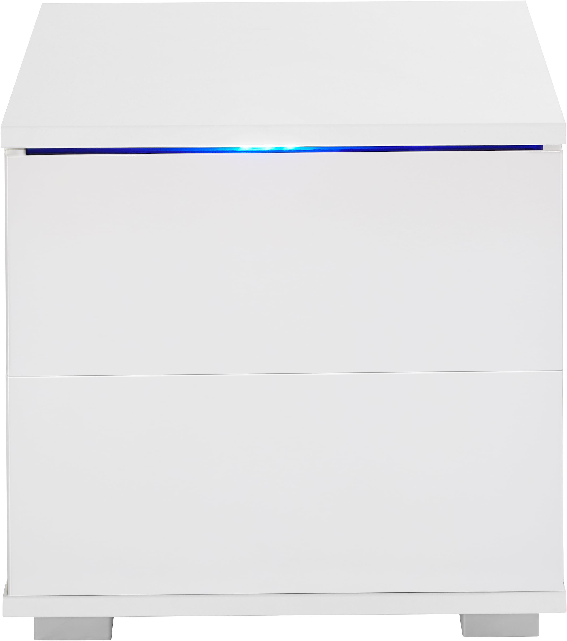 priess Nachtkommode mit LED-Beleuchtung und Push-to-open