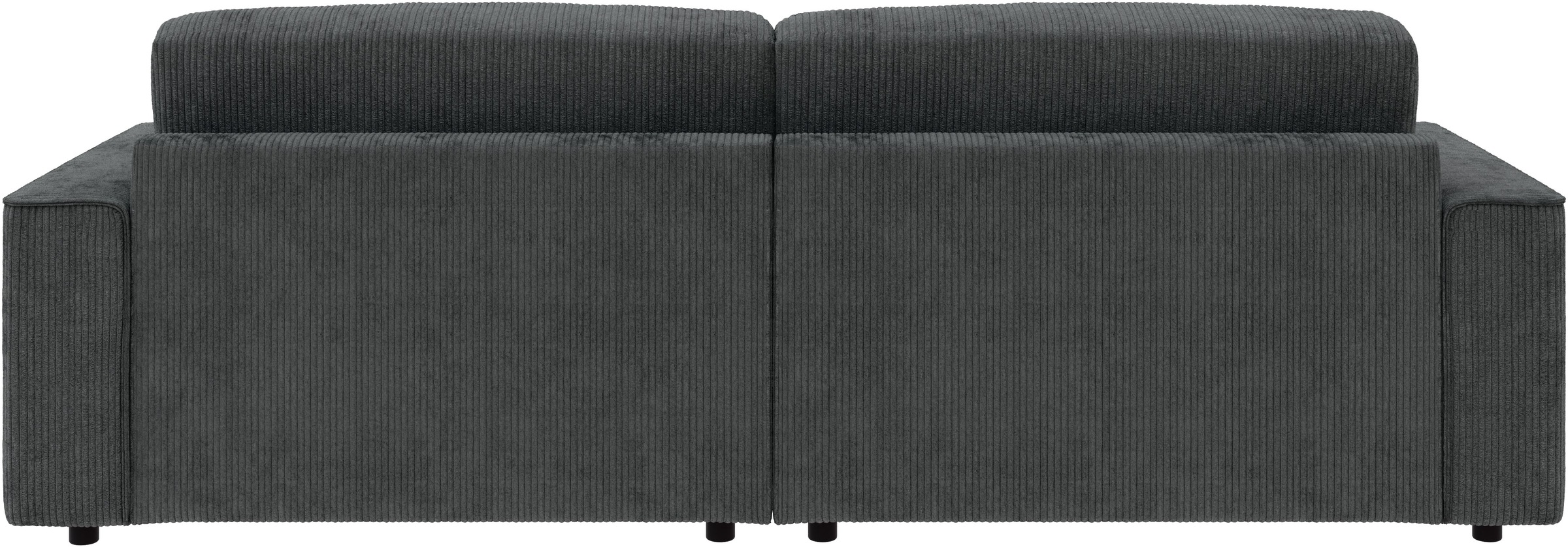 INOSIGN Ecksofa »Chance, Recamiere beidseitig montierbar, Schlaffunktion, Breite 265 cm«, in Cordstoff HYPER, mit Schlaffunktion und Bettkasten