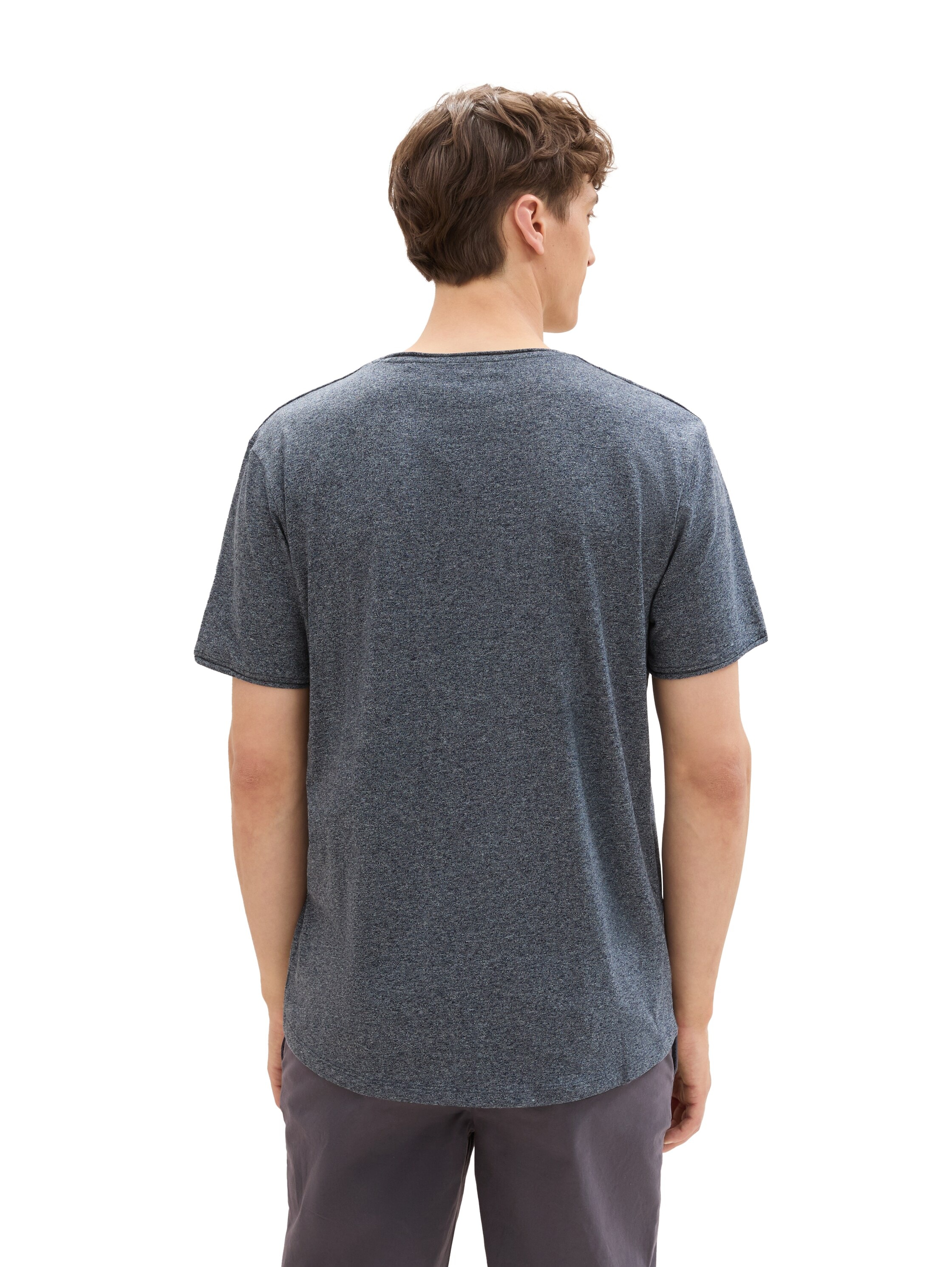 TOM TAILOR Denim T-Shirt, in Melange-Optik