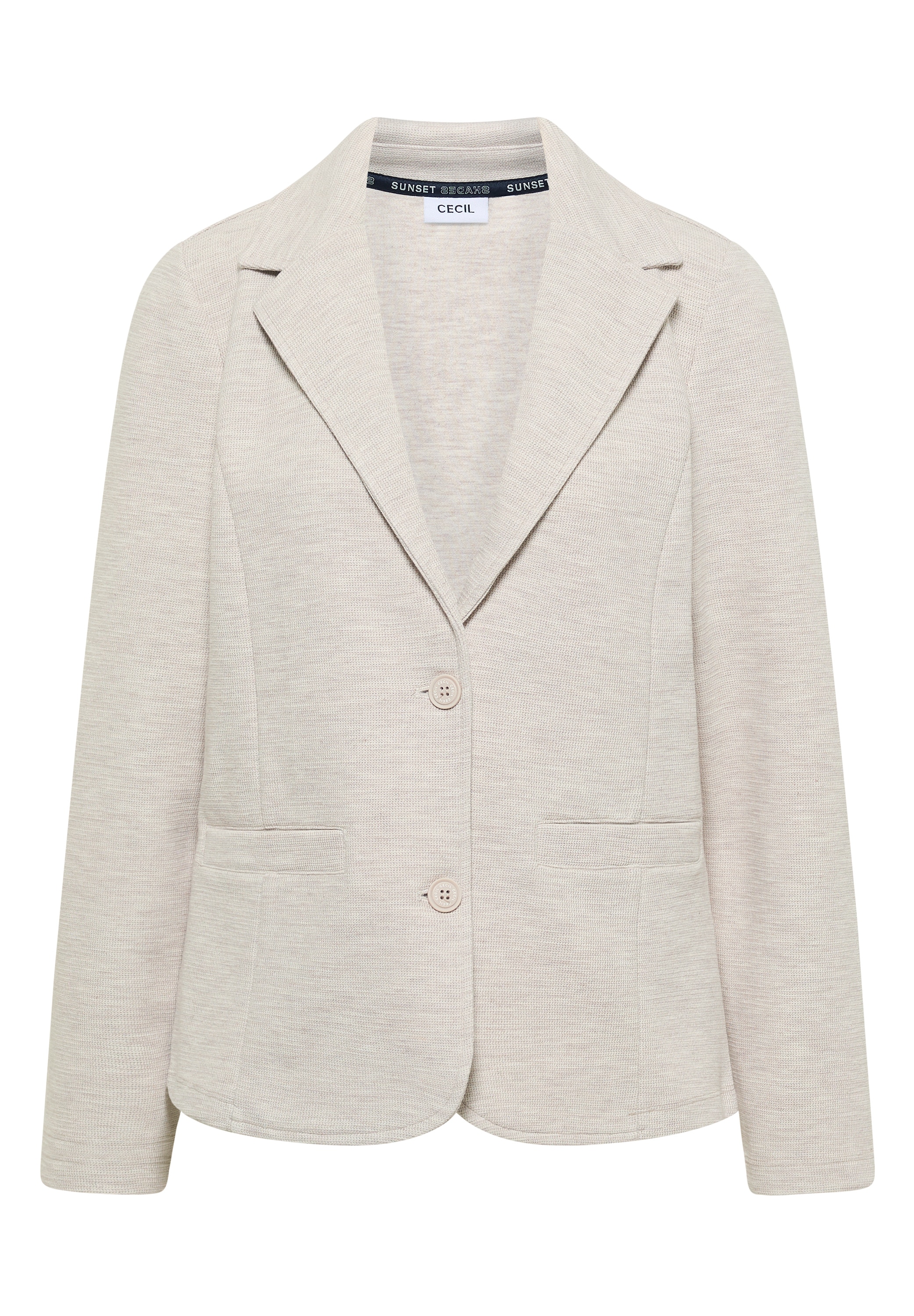 Cecil Jackenblazer mit Struktur in Unifarbe