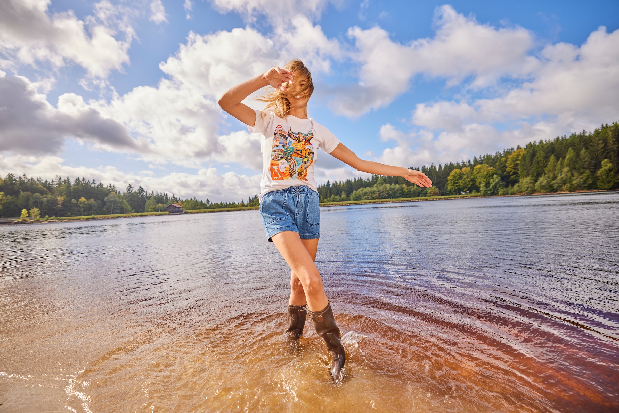 Aniston CASUAL T-Shirt mit italienischem Flair - NEUE KOLLEKTION