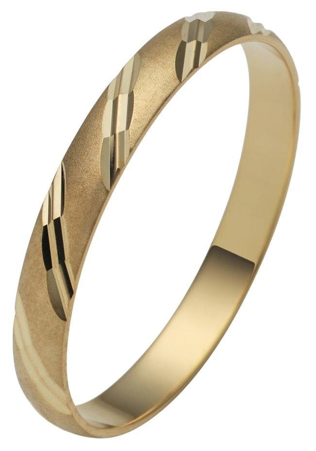 Firetti Trauring »Schmuck Geschenk Gold 375 Hochzeit Ehering "LIEBE"«, Made in Germany, wahlweise mit oder ohne Brillant