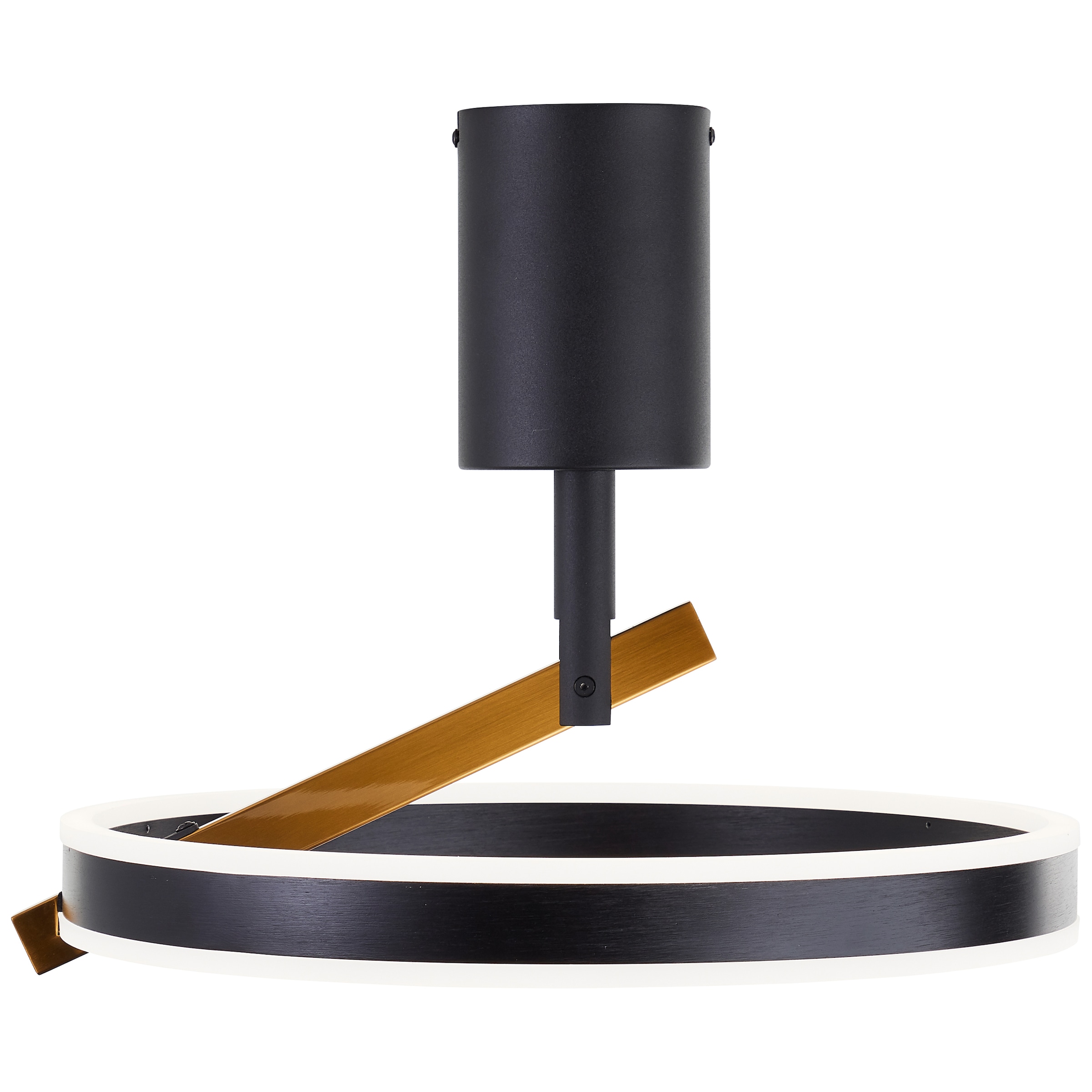 Brilliant LED Deckenleuchte »Merida« 1 Stk. warmweiß - kaltweiß 36 x 42 x 40 cm, 3100 lm, 3000-6500 K, dimmbar, Aluminium, schwarz