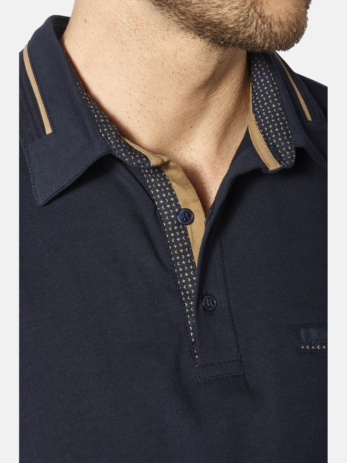 Babista Langarm-Poloshirt »Langarm-Poloshirt DOROCASTI«, (1 tlg.), aus reinem Baumwolljersey