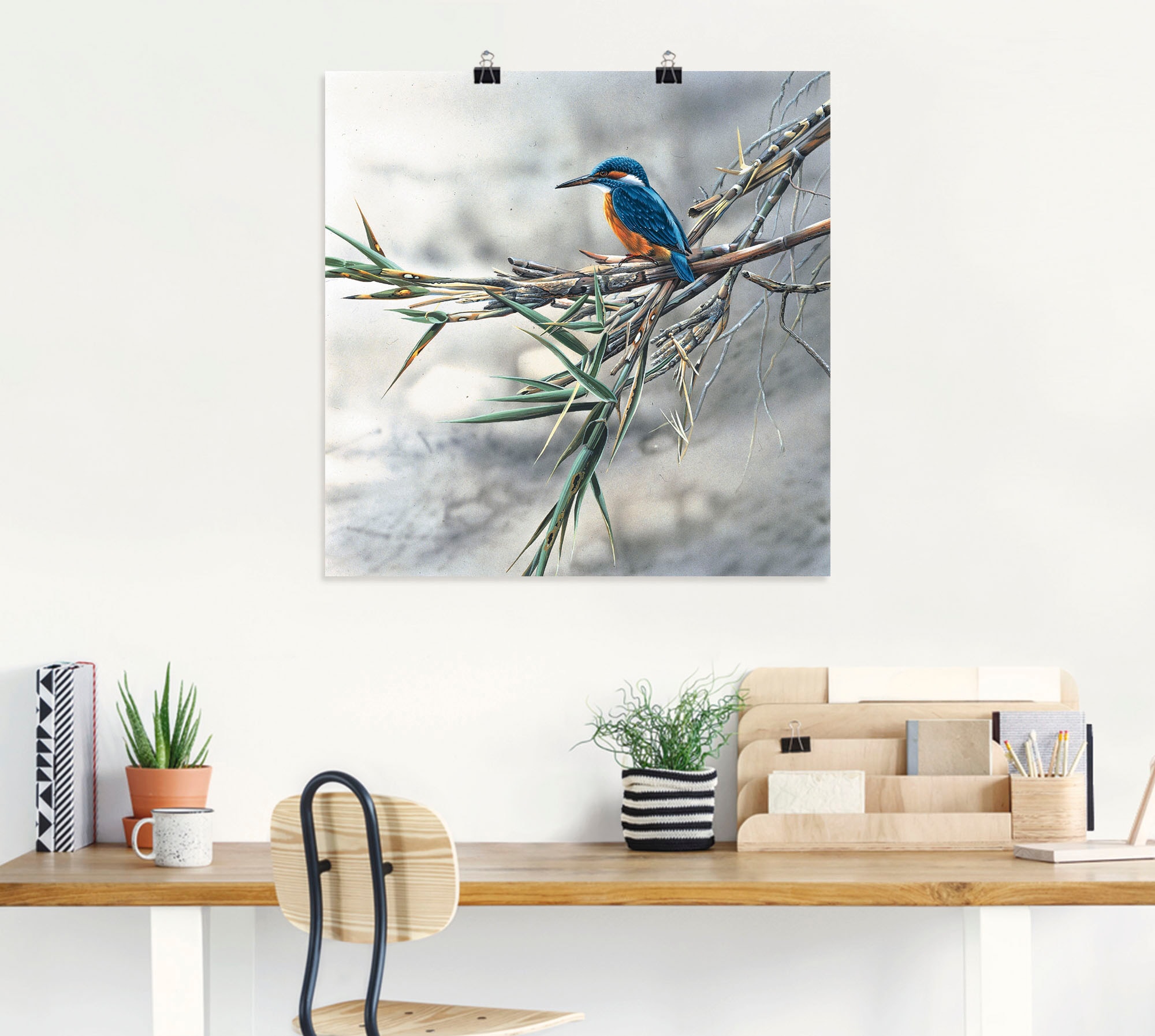 Artland Wandbild »Eisvogel I« Vögel 1 Stk. tlg. als Leinwandbild, Poster in verschied. Größen