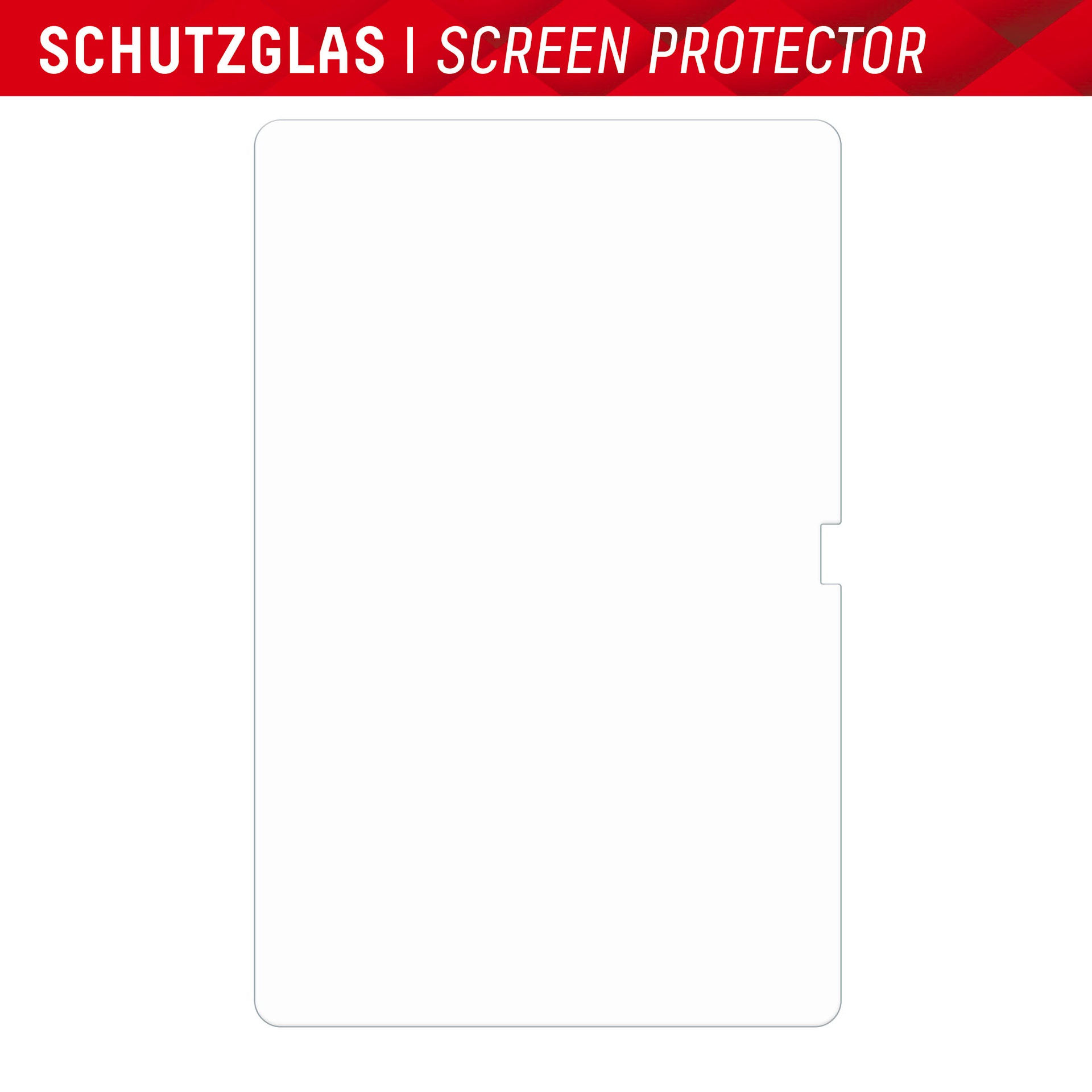 Displex Displayschutzglas »Tablet Glass« Displayschutzfolie, Schutzfolie, Bildschirmschutz, kratz- & stoßfest