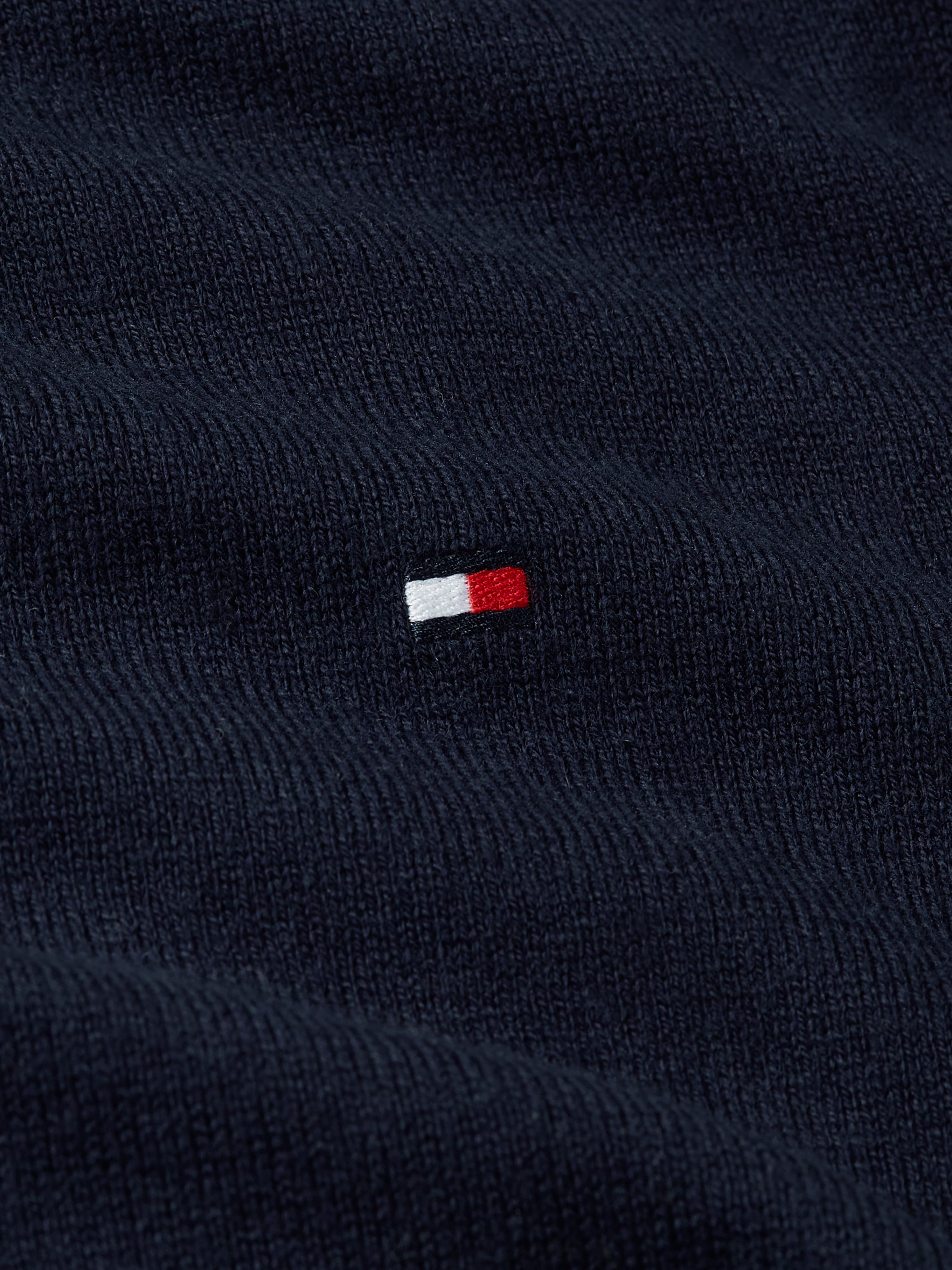 Tommy Hilfiger Rundhalspullover »PIMA ORG CTN CASHMERE CREW NECK«