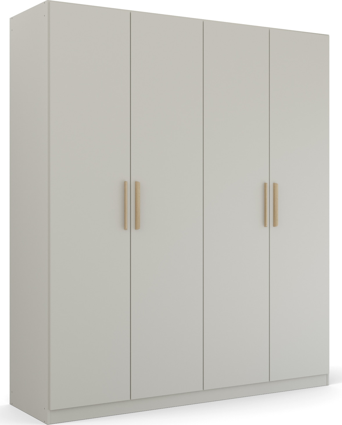 rauch Kleiderschrank »Drehtürenschrank Schrank Garderobe Ankleide SKANDI BY QUADRA SPIN« Breiten: 181/226/271 cm, Höhe 210 cm,  im Landhaus-Stil mit Massivholzgriffen aus Wildeiche
