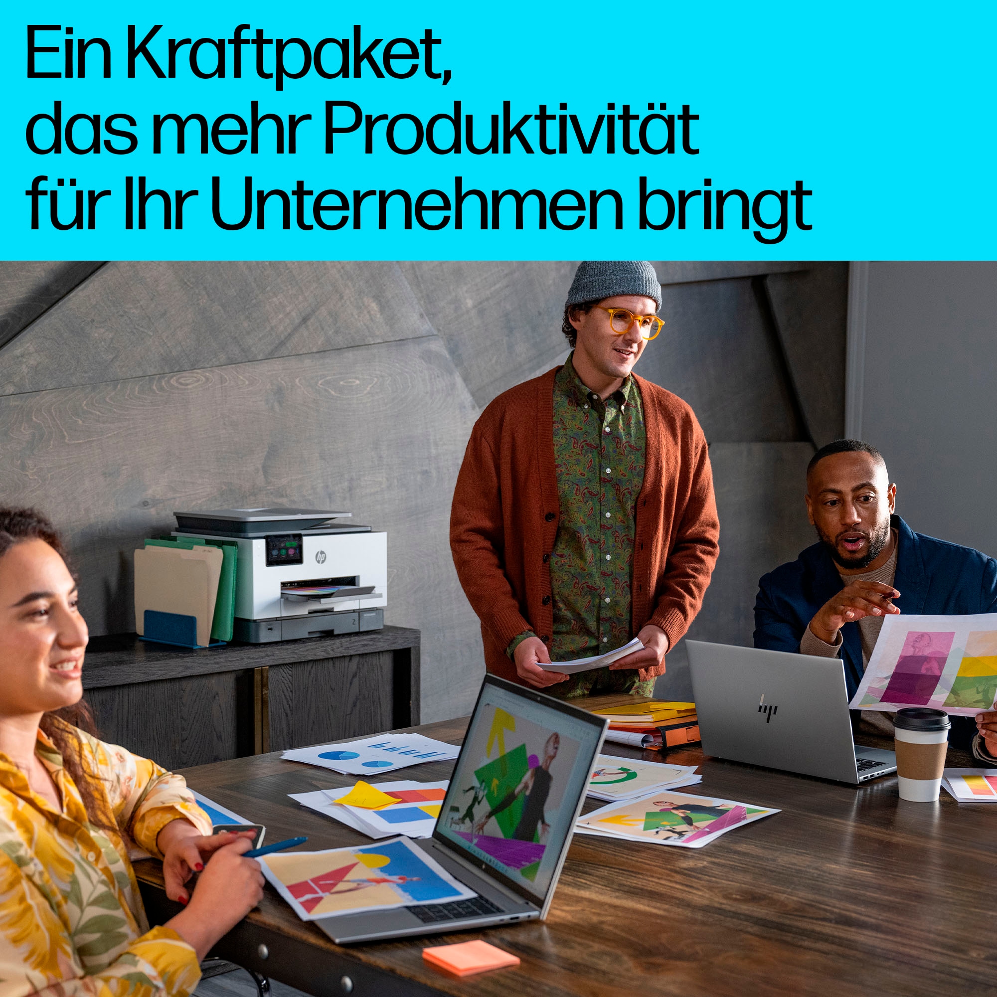 HP Multifunktionsdrucker »OfficeJet Pro 9132e« 3 Monate gratis* drucken mit Instant Ink