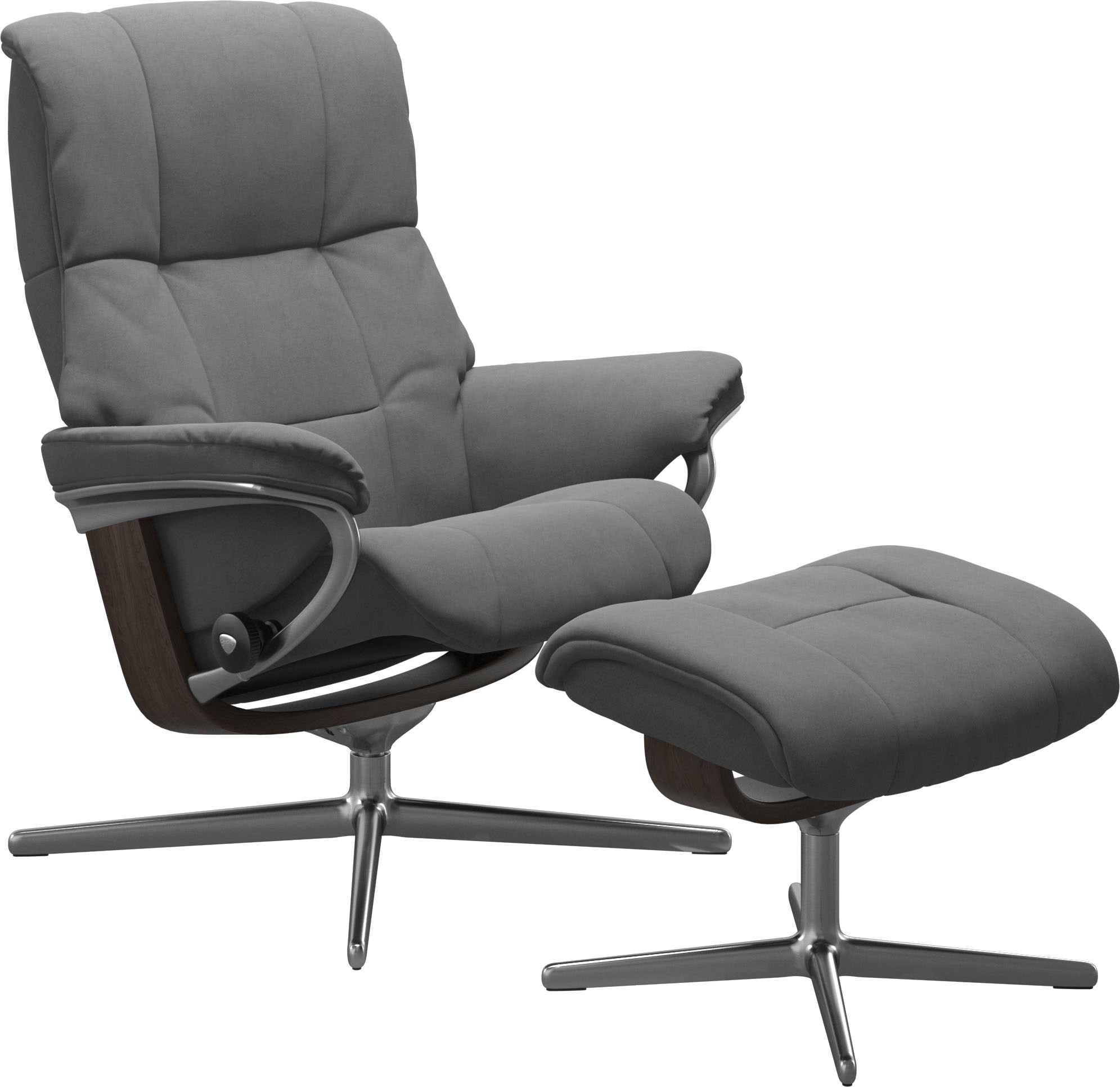 Stressless® Fußhocker »Mayfair«, mit Cross Base, Größe S, M & L, Holzakzent Wenge