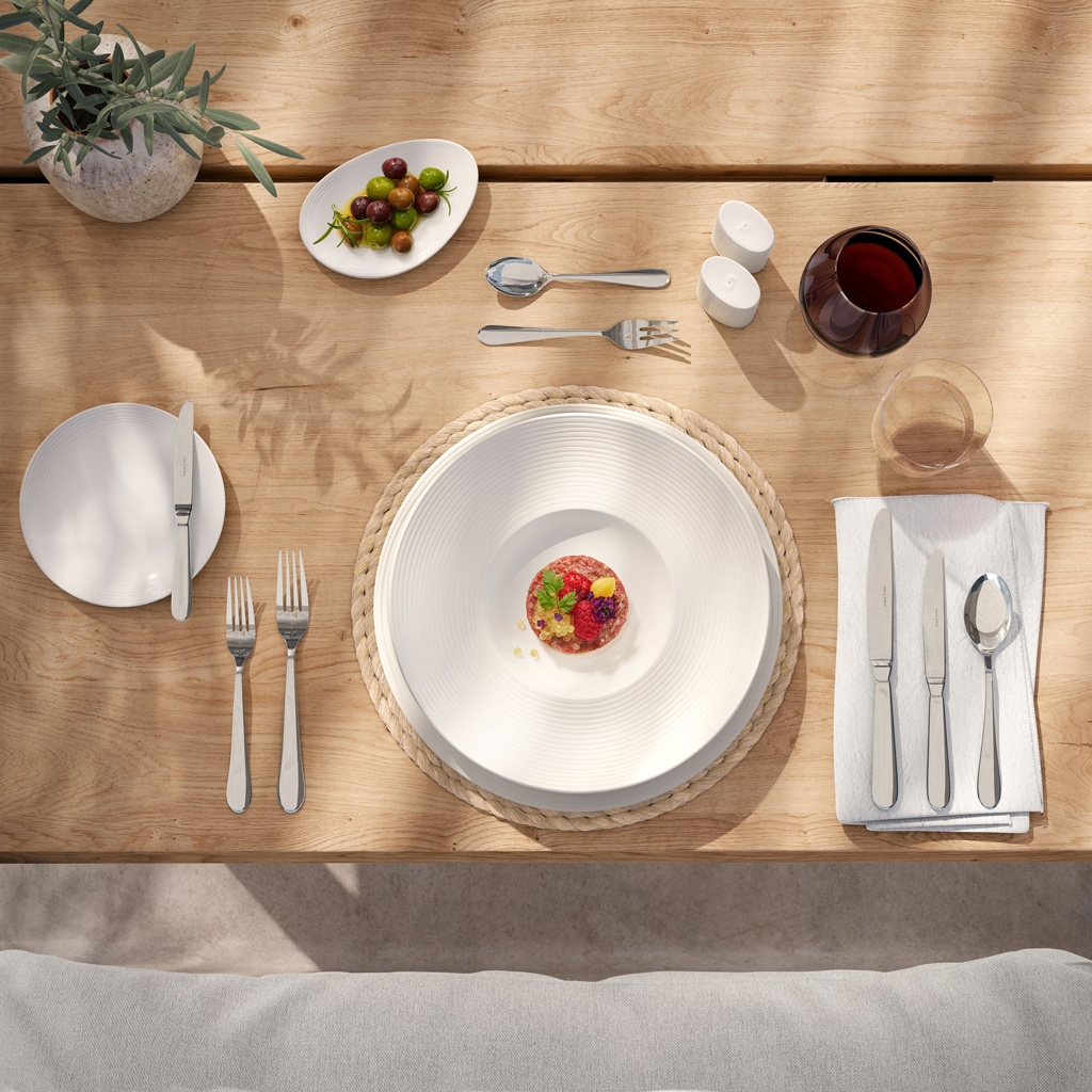 Villeroy & Boch Tafelgabel »Tafelgabel Oscar 200 mm 6er Set silber« Spülmaschinenfest