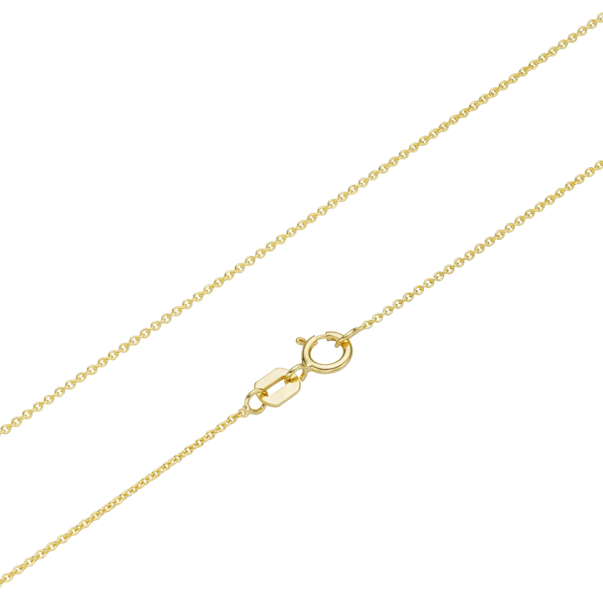 Luigi Merano Goldkette »Kette mit Blautopas und Zirkonia, Gold 375«
