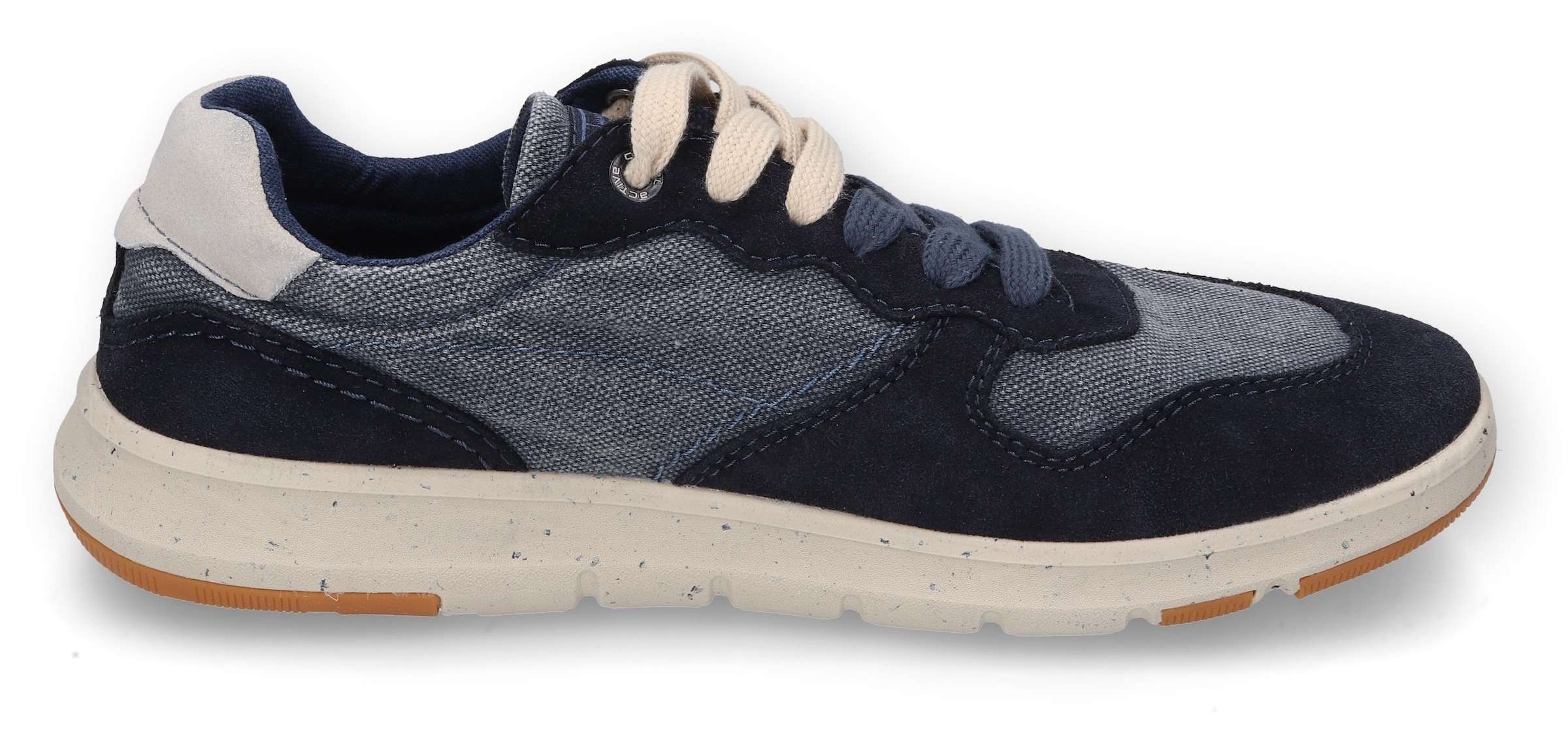 camel active Sneaker, Schnürschuh, Freizeitschuh, Chunky Sneaker mit Jeansoptik