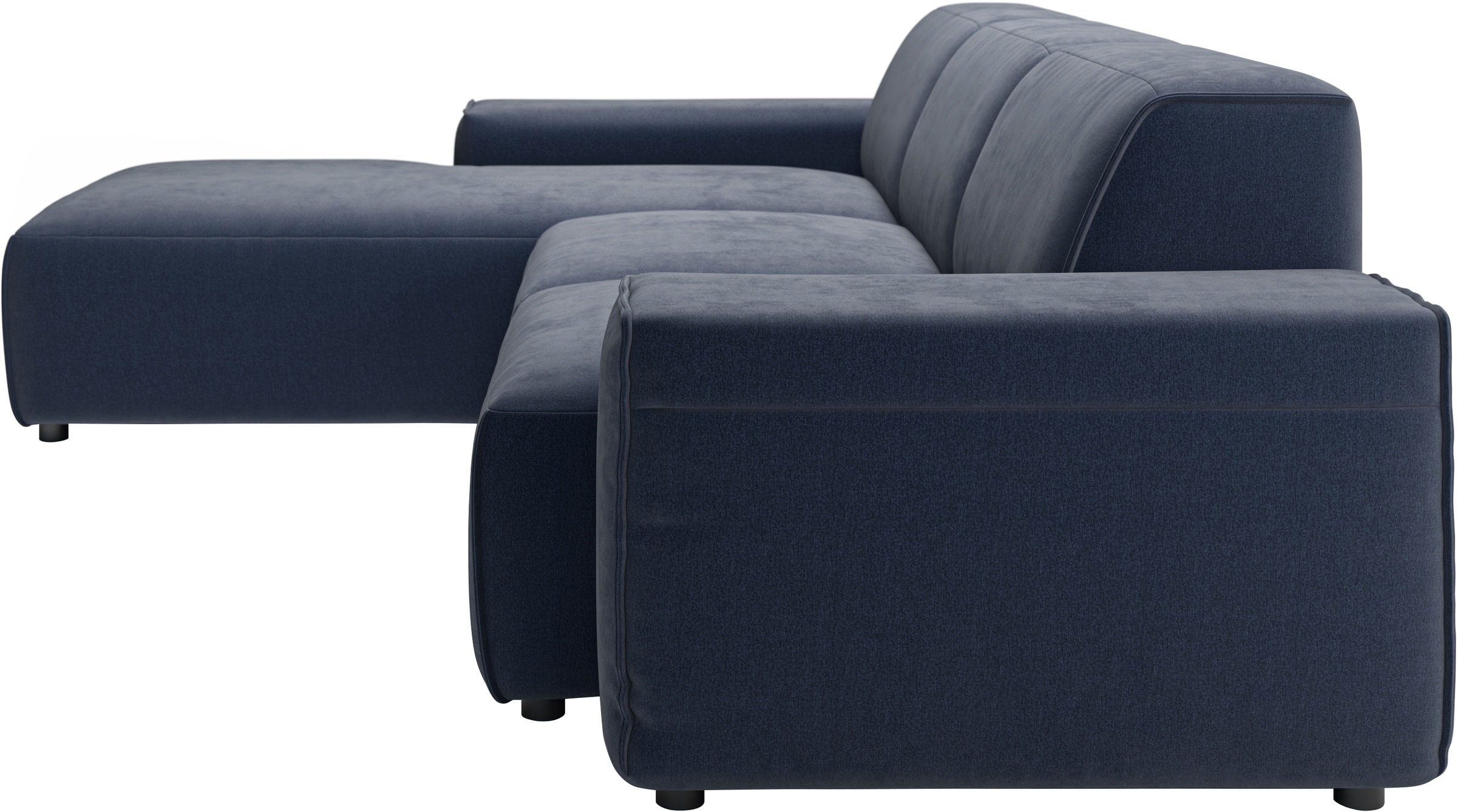 andas Ecksofa »Glimminge L-Form auch in Breitcord, Feincord + Easy care-Bezug,«, Breite 264, Zierkissen