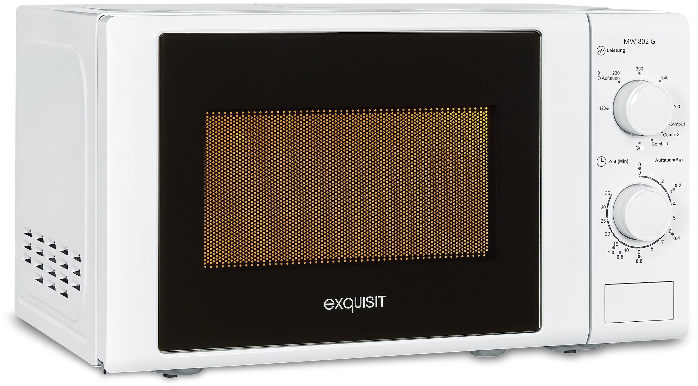 exquisit Mikrowelle "MW 900-030G weiss" Grill  Mikrowelle 1050 W