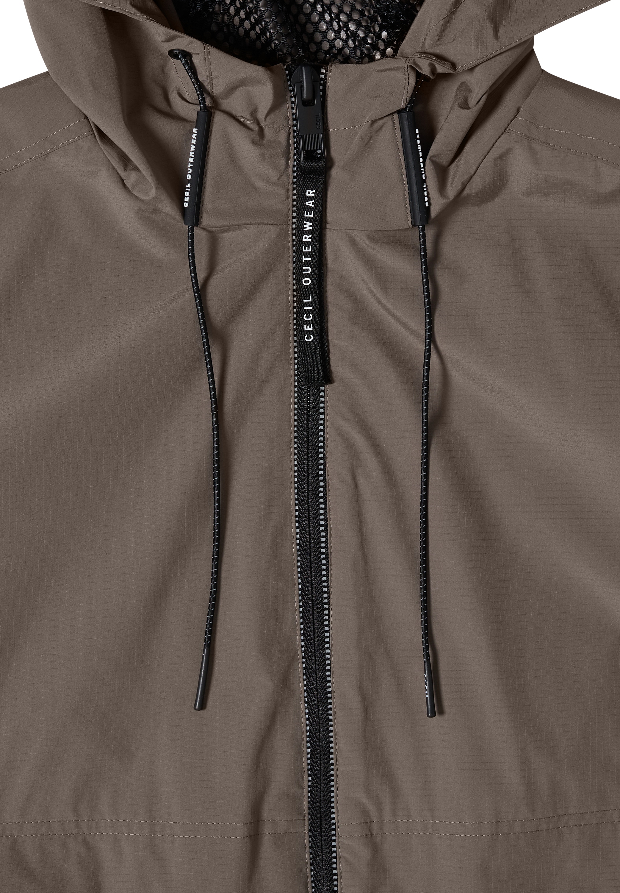 Cecil Windbreaker mit Kapuze sportive A-Linie, mit Kapuze