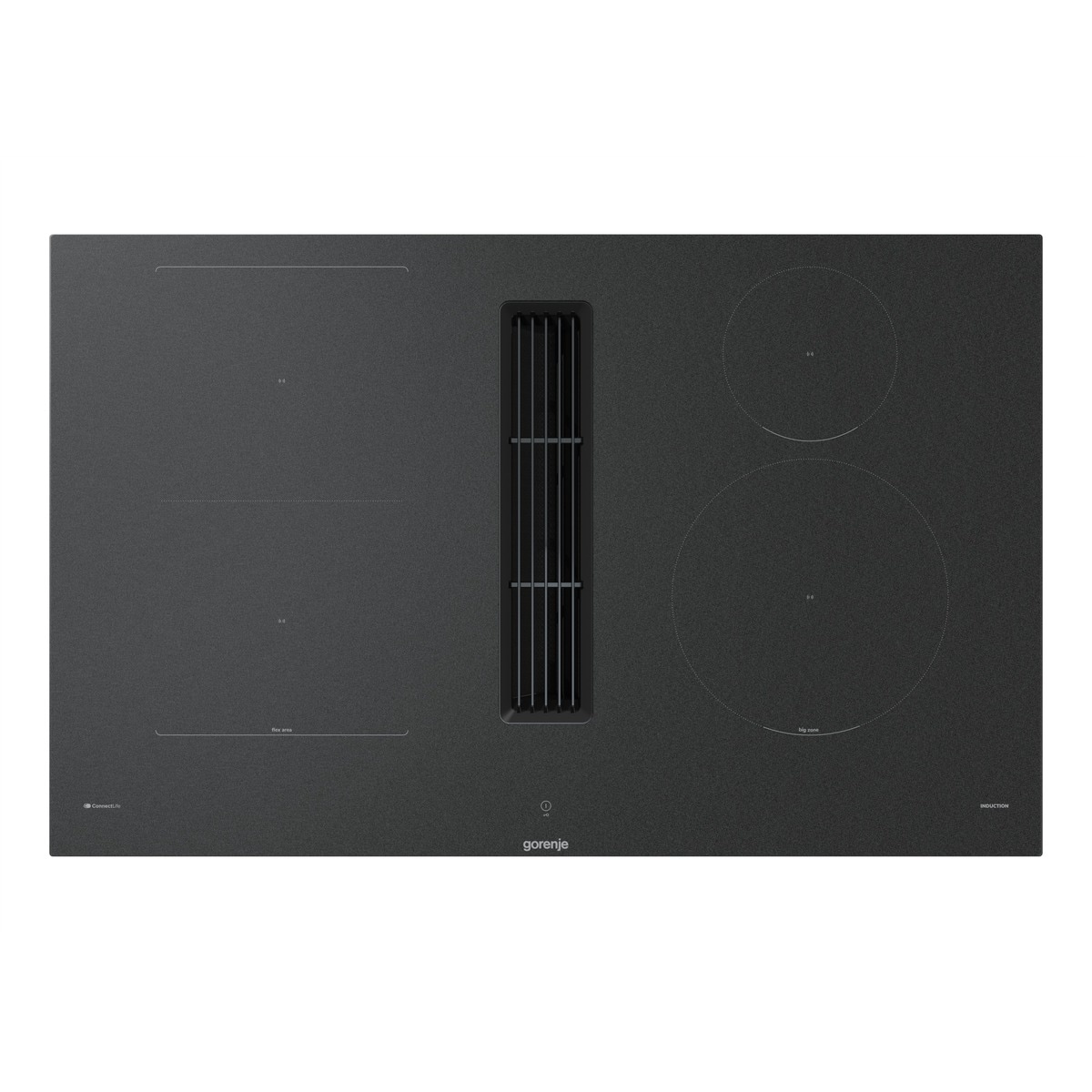 GORENJE Kochfeld mit Dunstabzug »GEH8433BSRWF« InfiniteMatt - kratzresistente, matte Kochfeldoberfläche