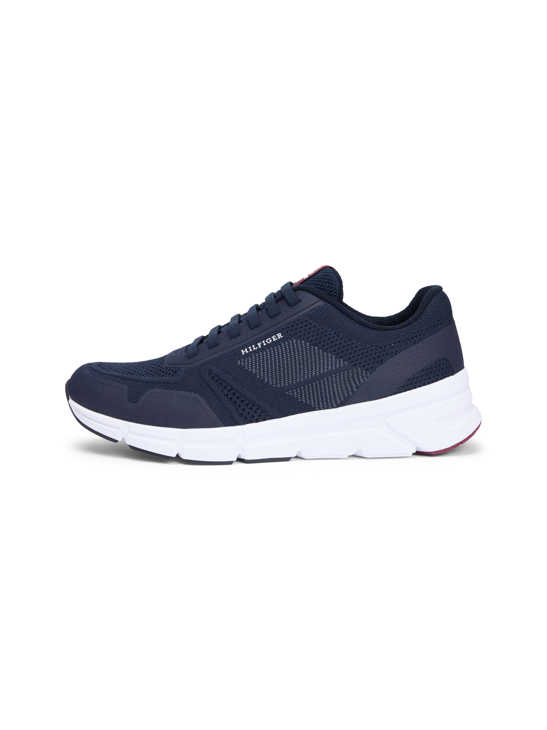Tommy Hilfiger Sneaker »MODERN COMFORT RUN TECH KNIT«  , Freizeitschuh, Halbschuh, Schnürschuh mit seitlichem Logo