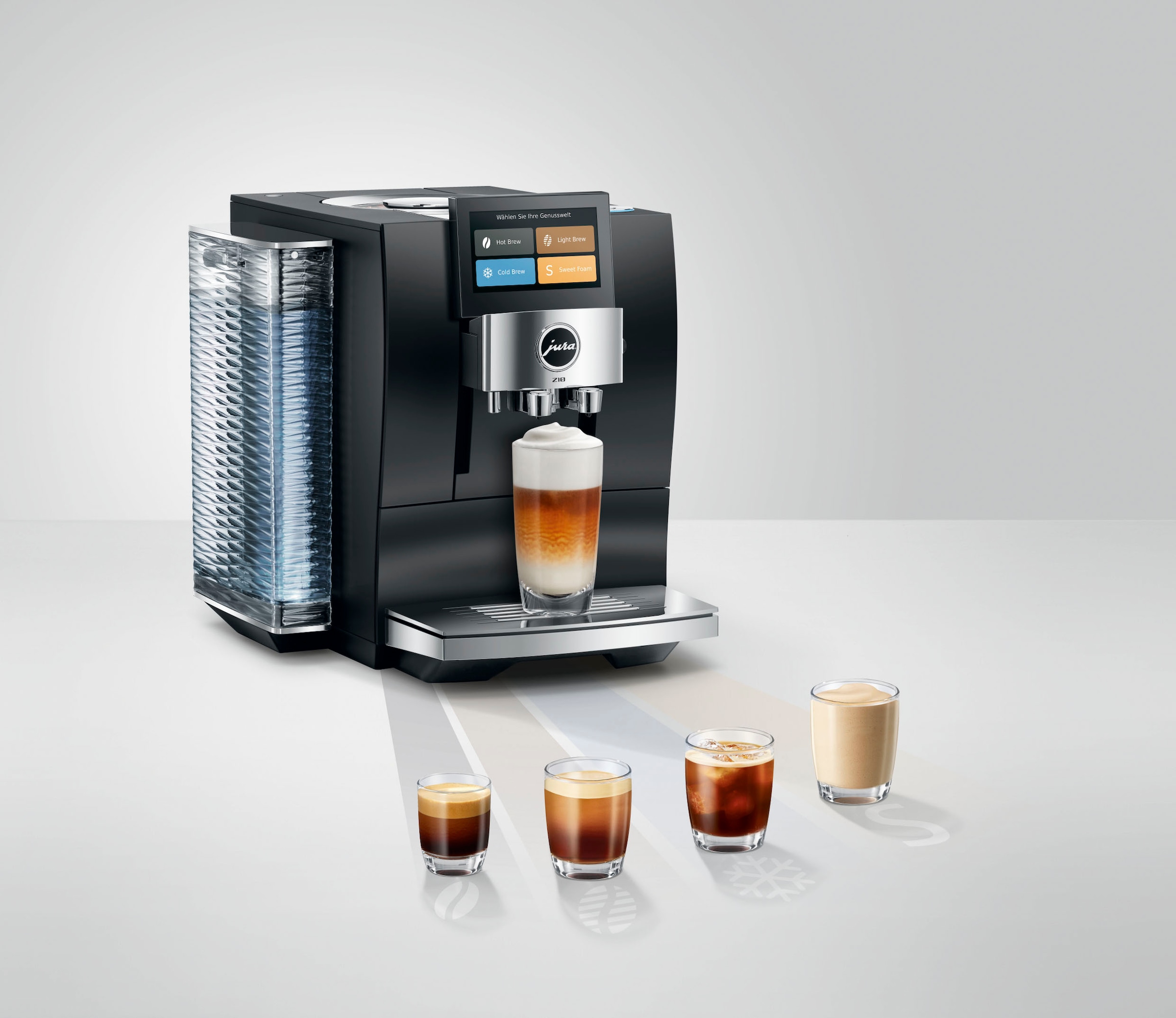 JURA Kaffeevollautomat »Z10 Obsidian Black (EC)«