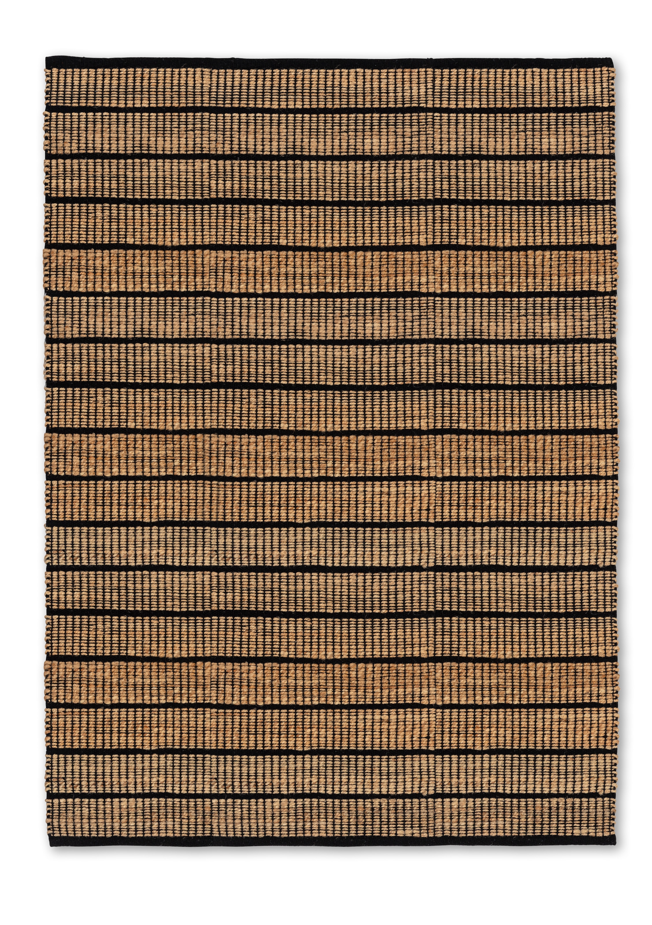 SCHÖNER WOHNEN-Kollektion Teppich »Nalaya« rechteckig 10 mm Höhe Jute/Baumwolle, rustikale Haptik, Streifenoptik, Wohnzimmer