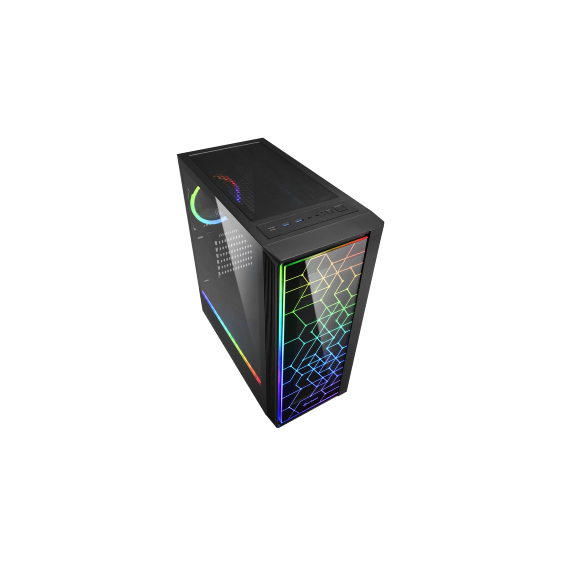 Sharkoon PC-Gehäuse »RGB LIT 100«