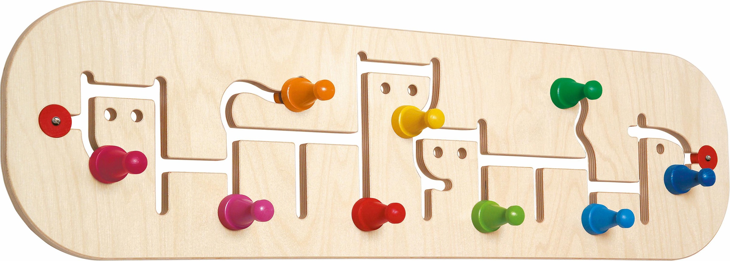 Kindergarderobe aus Holz