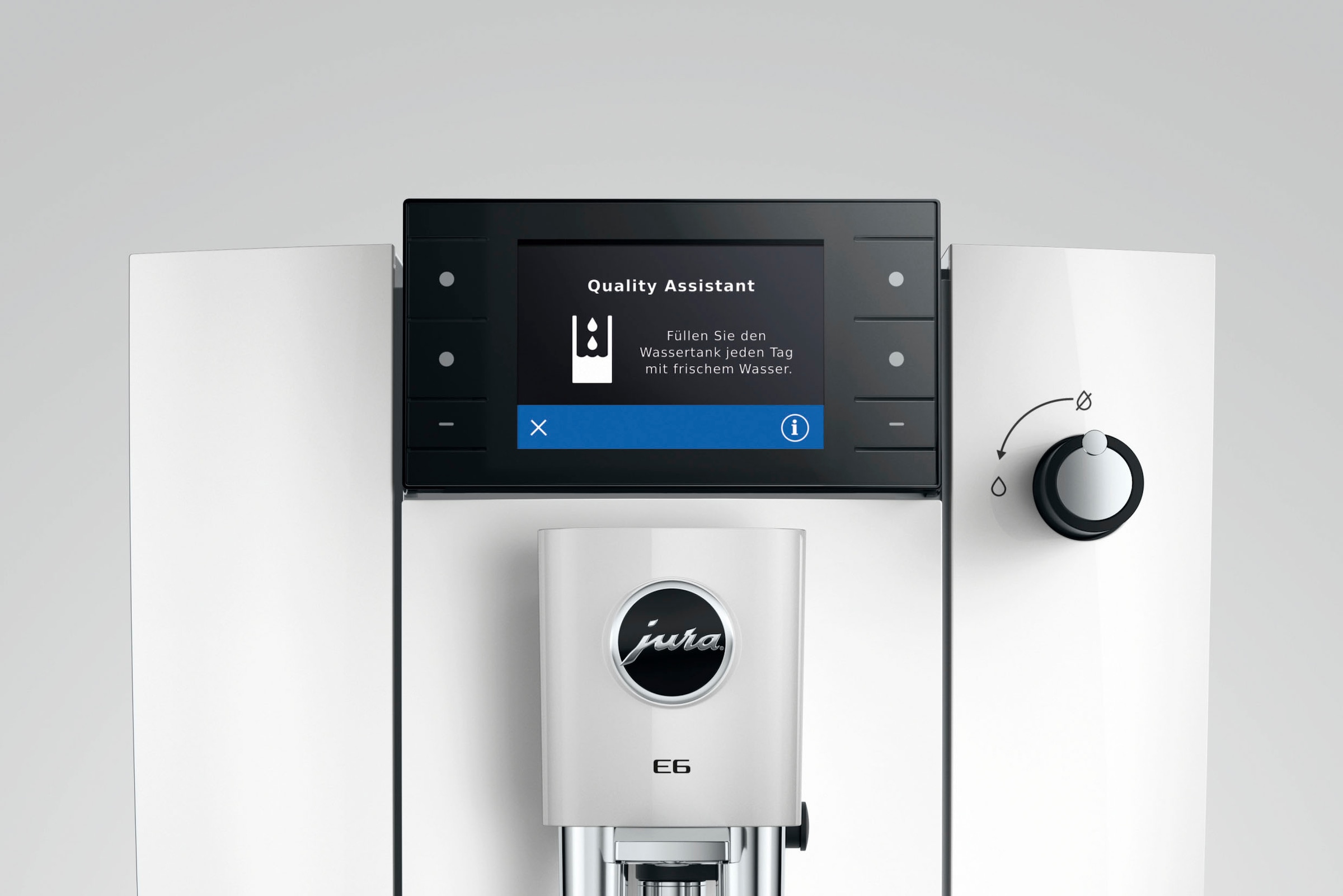 JURA Kaffeevollautomat »E6 Piano White (ED)«