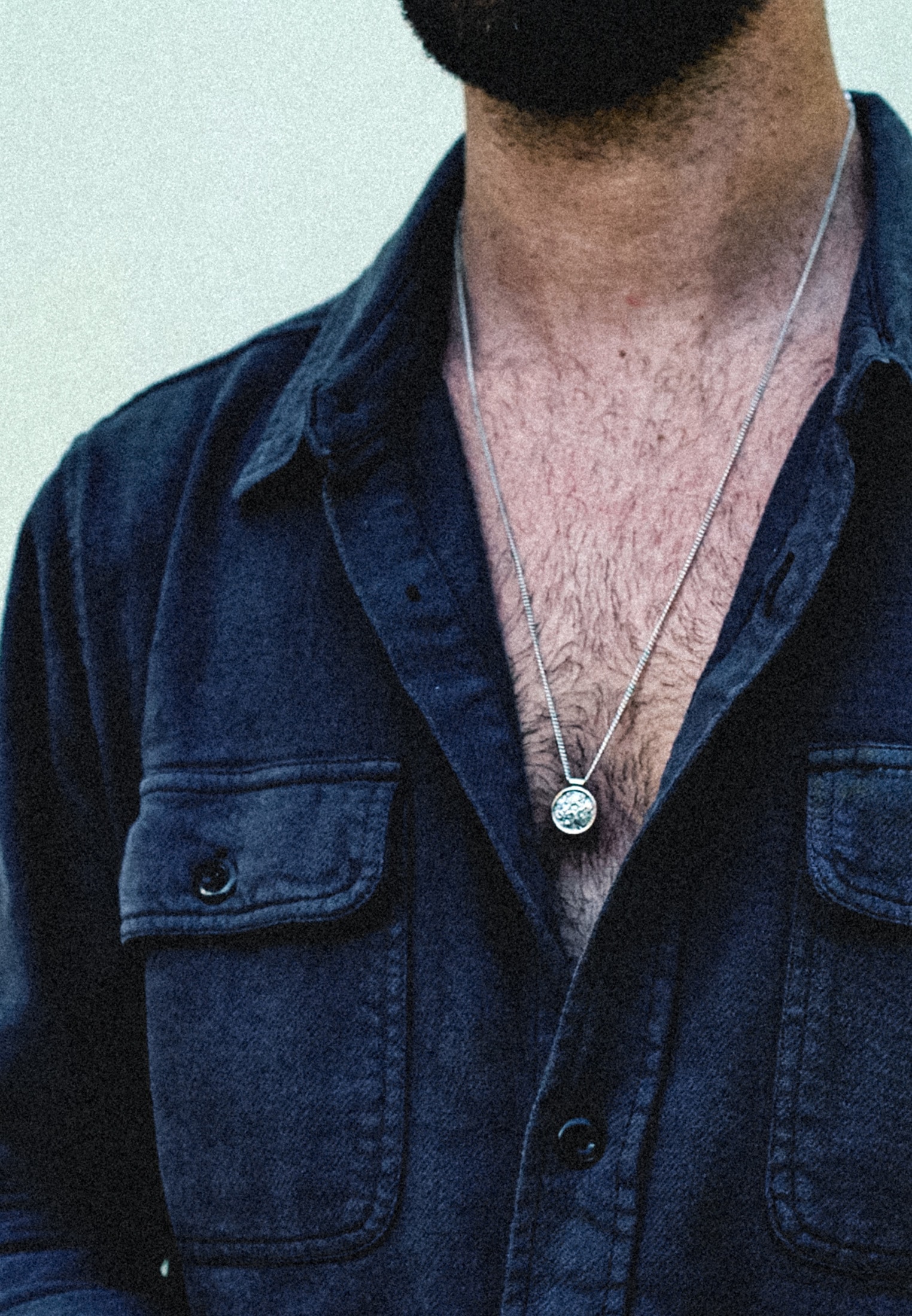 HAZE & GLORY Kette mit Anhänger »Halskette Münze - Tiger 925 Silber«