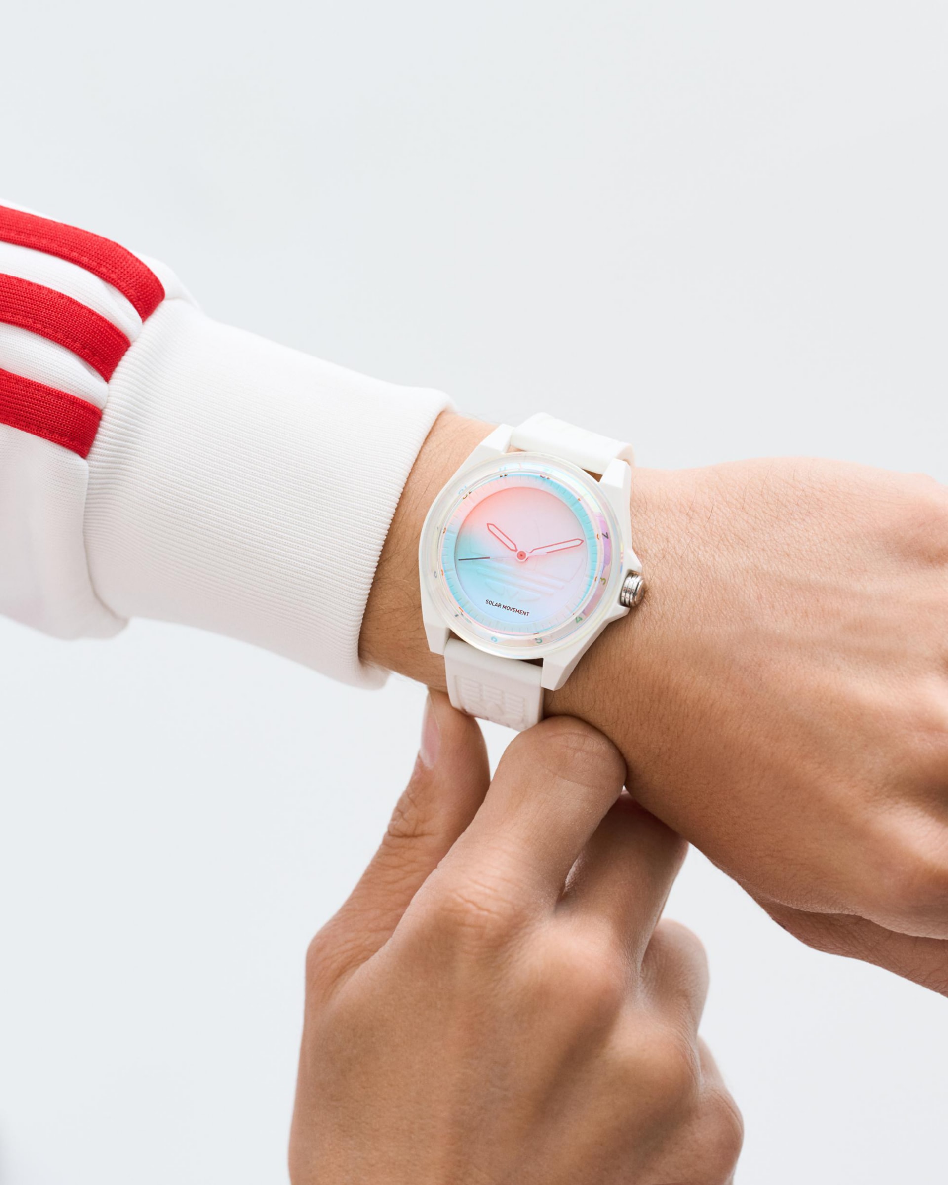 adidas Originals Solaruhr »PROJECT FOUR SOLAR« Quarzuhr, Armbanduhr, Herrenuhr, Damenuhr, Resinarmband