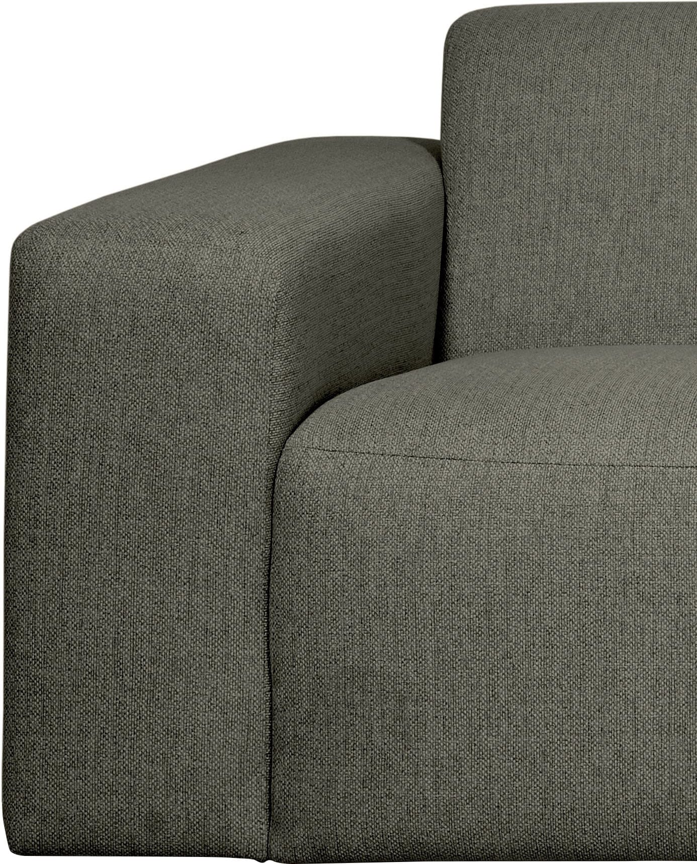 INOSIGN 3-Sitzer »Koa, 228 cm, Modulsofa in Webstoff, Cord«, Designsofa, weicher Lounge-Sitzkomfort, Welleunterfederung, bodentief